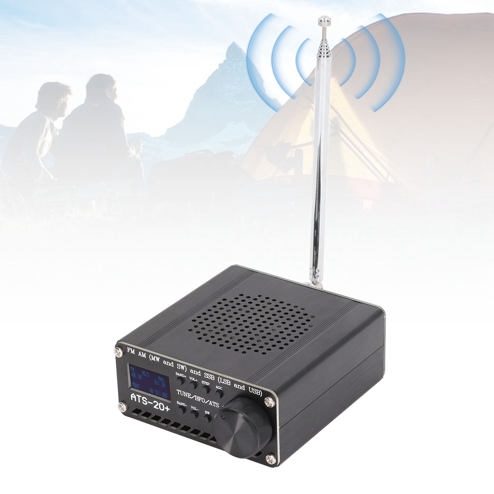 Ats-20+ Plus Tragbares Funkgerät, Vollband, Fm, Am, Ssb, Fm/am/ssb-empfänger Und Scanner.
