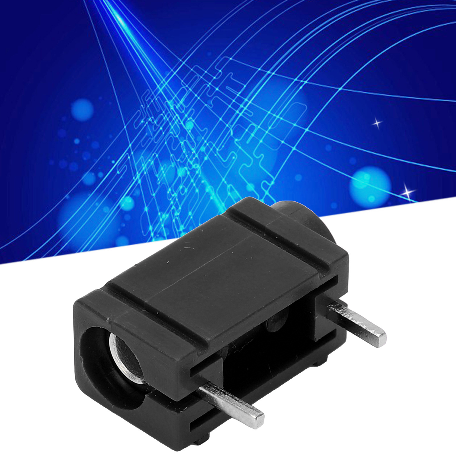 J.40024 Spezielle Panelhalterung Für 4mm Seitlich Montierte Leiterplatten, Bananenstecker Für Leiterplatten, Verkauft In 5er-packs, Schwarz.