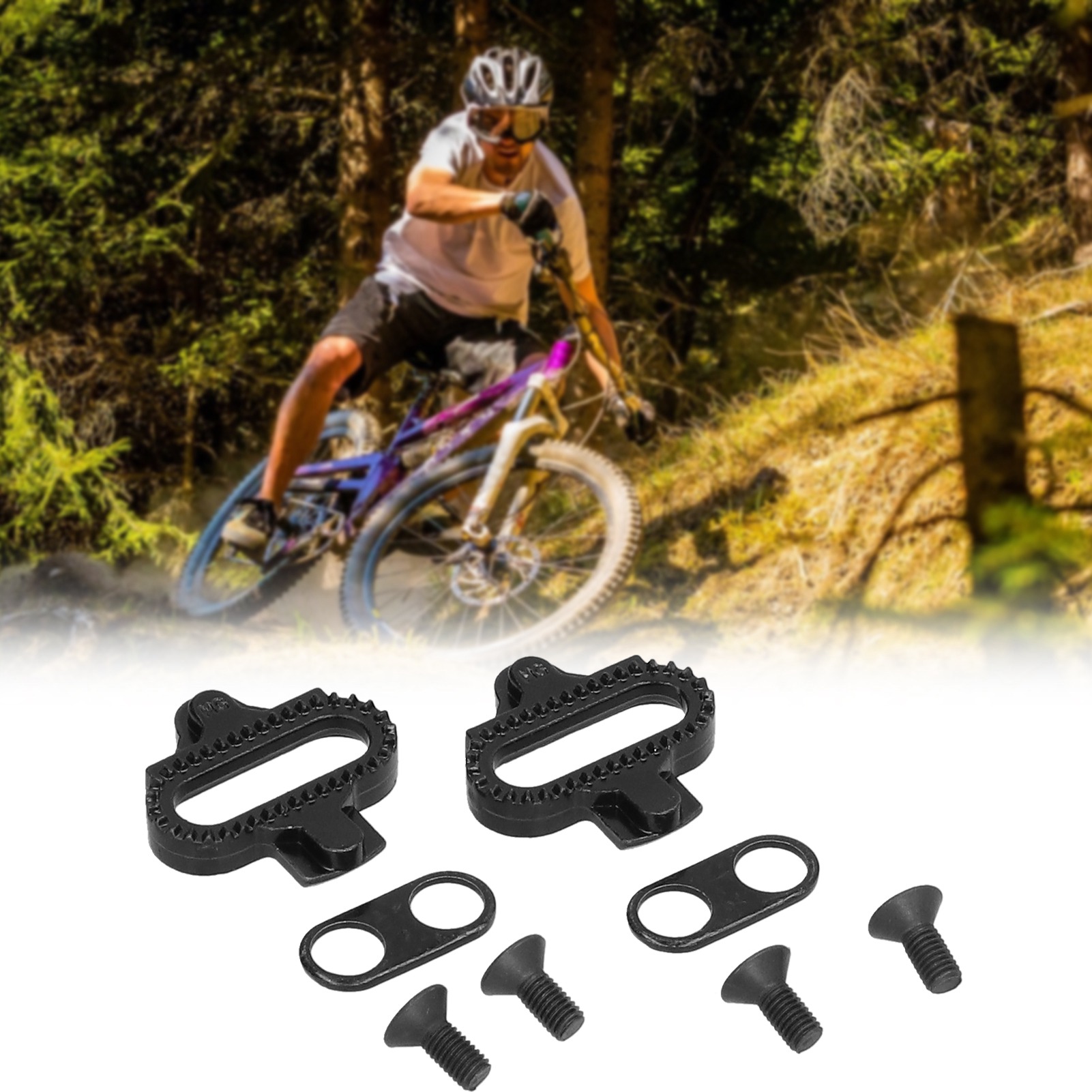 Sh51 Adapter Für Klickpedale Mit Verriegelungsmechanismus - Adapter Für Shimano Spd-mountainbike-pedale