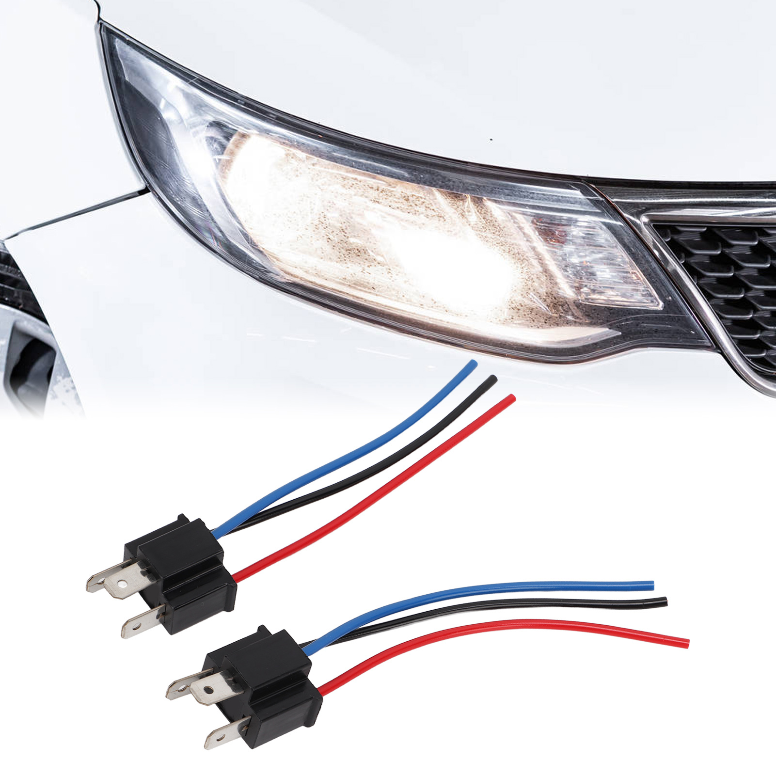 H4-stecker Mit Kabel, Lampenfassungskabel, Lampenfassungsanschlusskabel