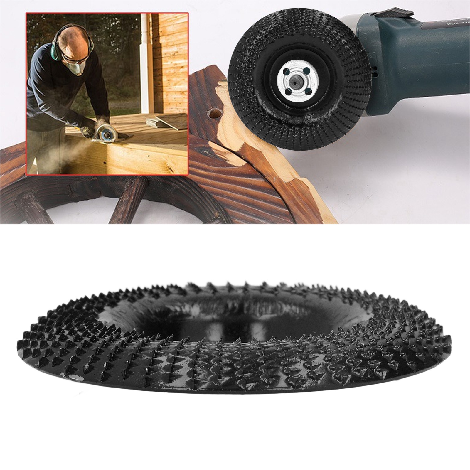 22-mm-schleifscheibe Für Holzbearbeitung, Schärfscheibe, Schwarz