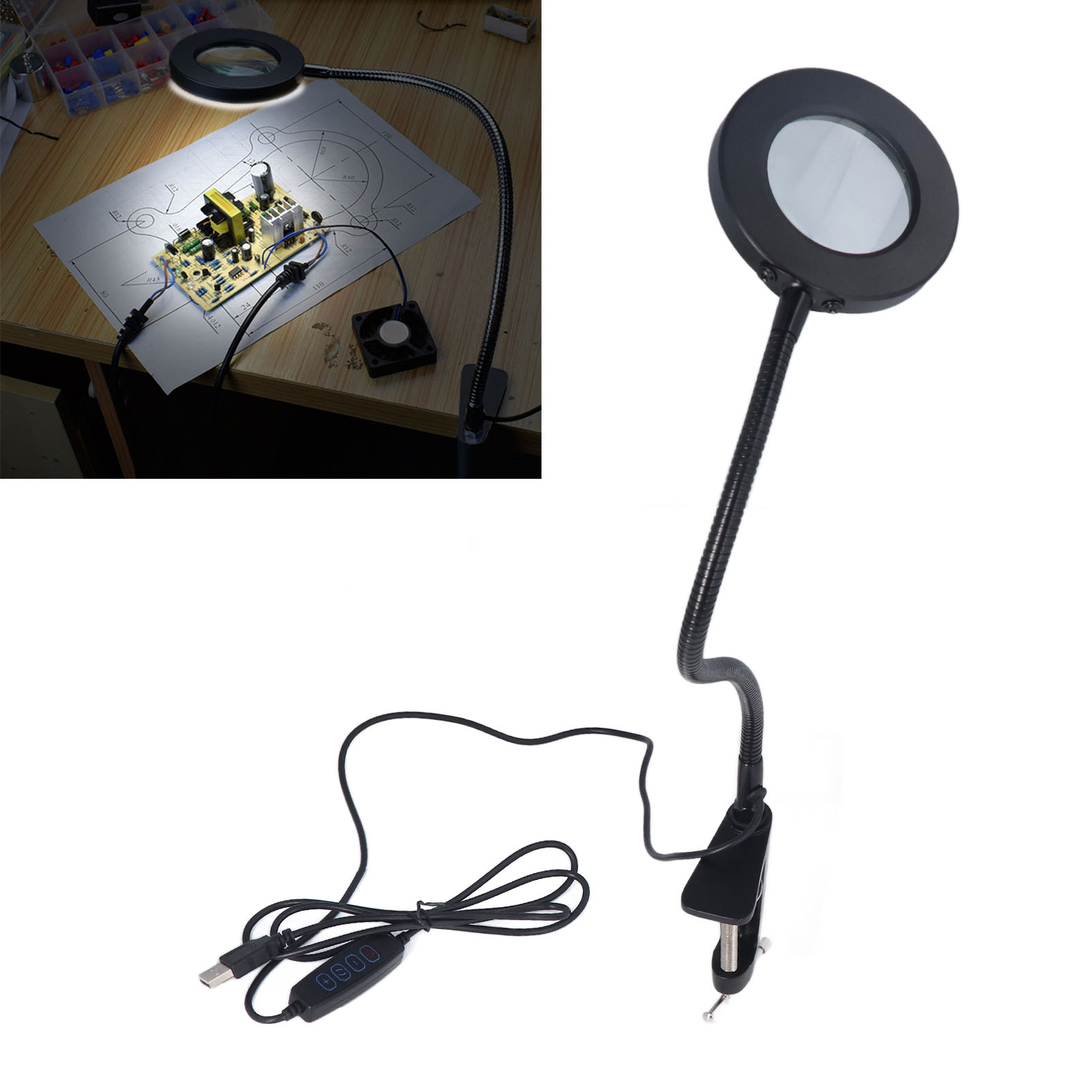 Zusatzschweißlampe, Usb-zusatzlampe, Reparaturleuchte