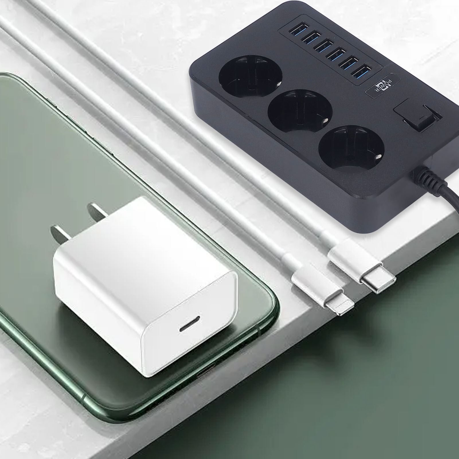 Intelligente, Kreative Usb-steckdosenleiste, Multifunktionale Steckdosenleiste, Steckdose, Europäischer Standardstecker 110–250 V