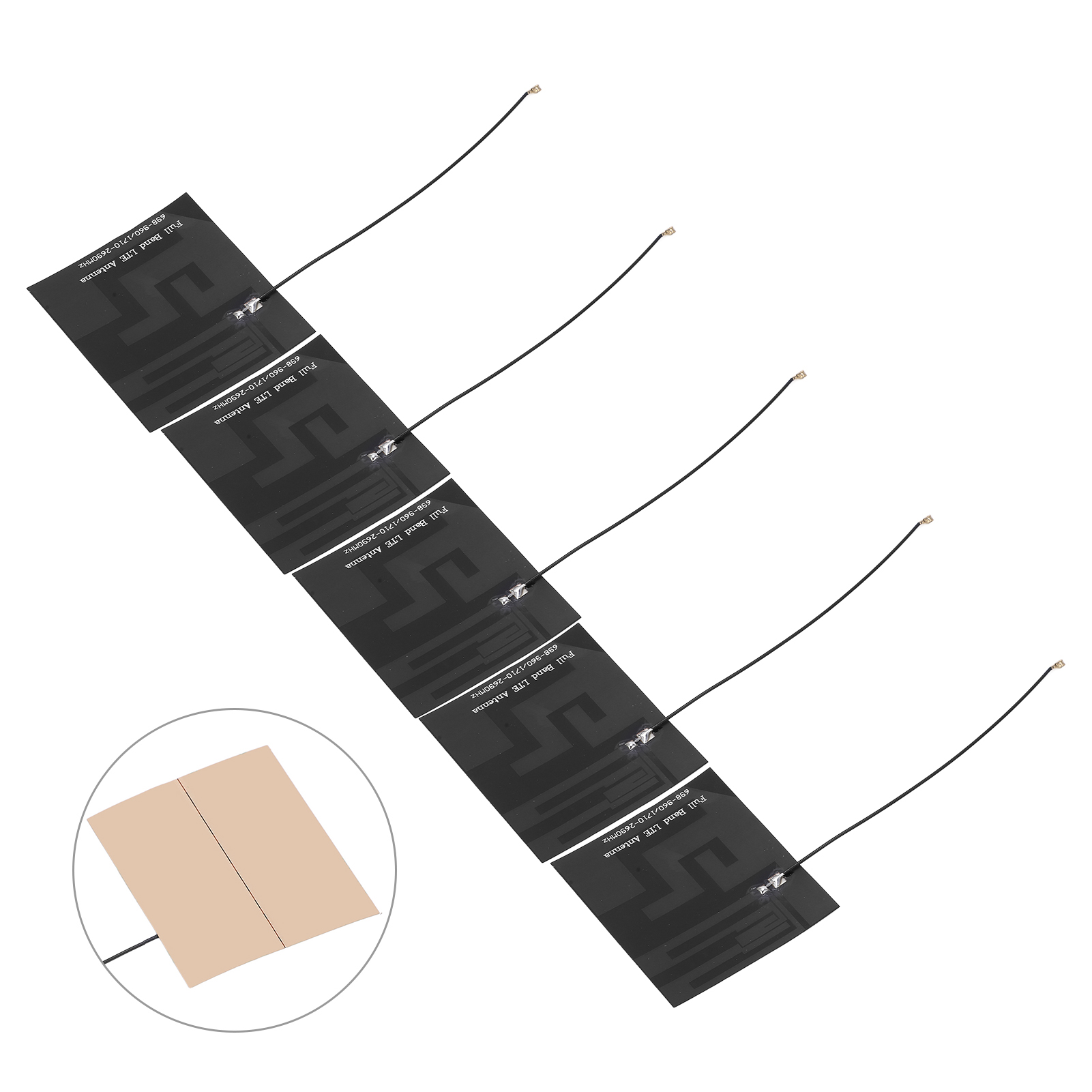 Integrierte Flexible Quadratische Antenne Nz-4g-fpc-005 4g Hohe Verstärkung, Kompatibel Mit Gprs, Gsm, 2g, 3g, Lte Und 4g, Mit Ipex-anschluss.