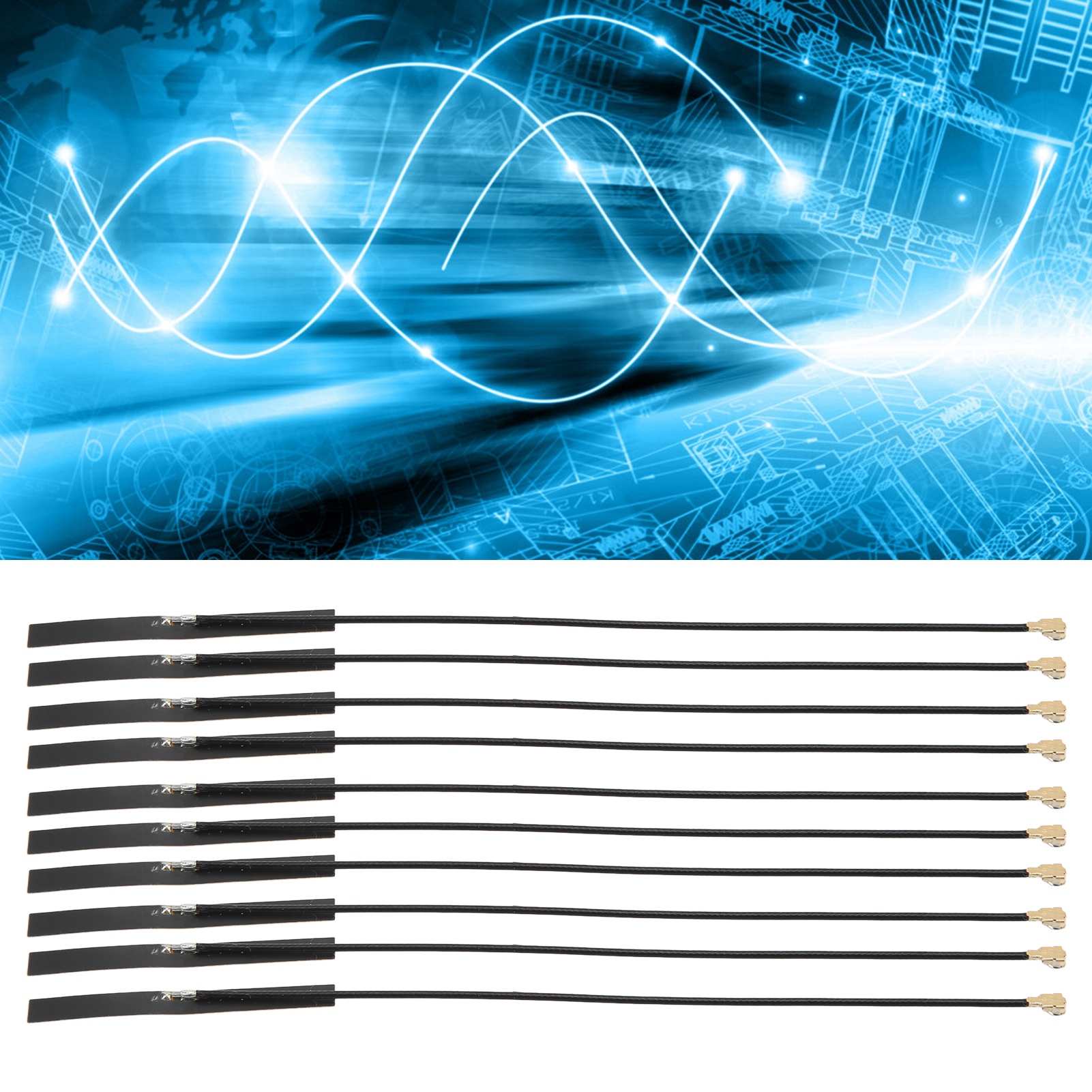 Nz-2.4g-fpc-009 2,4 Ghz Flexible Slim Integrated Antenna, Fpc Module, Ipex First Generation Antenna