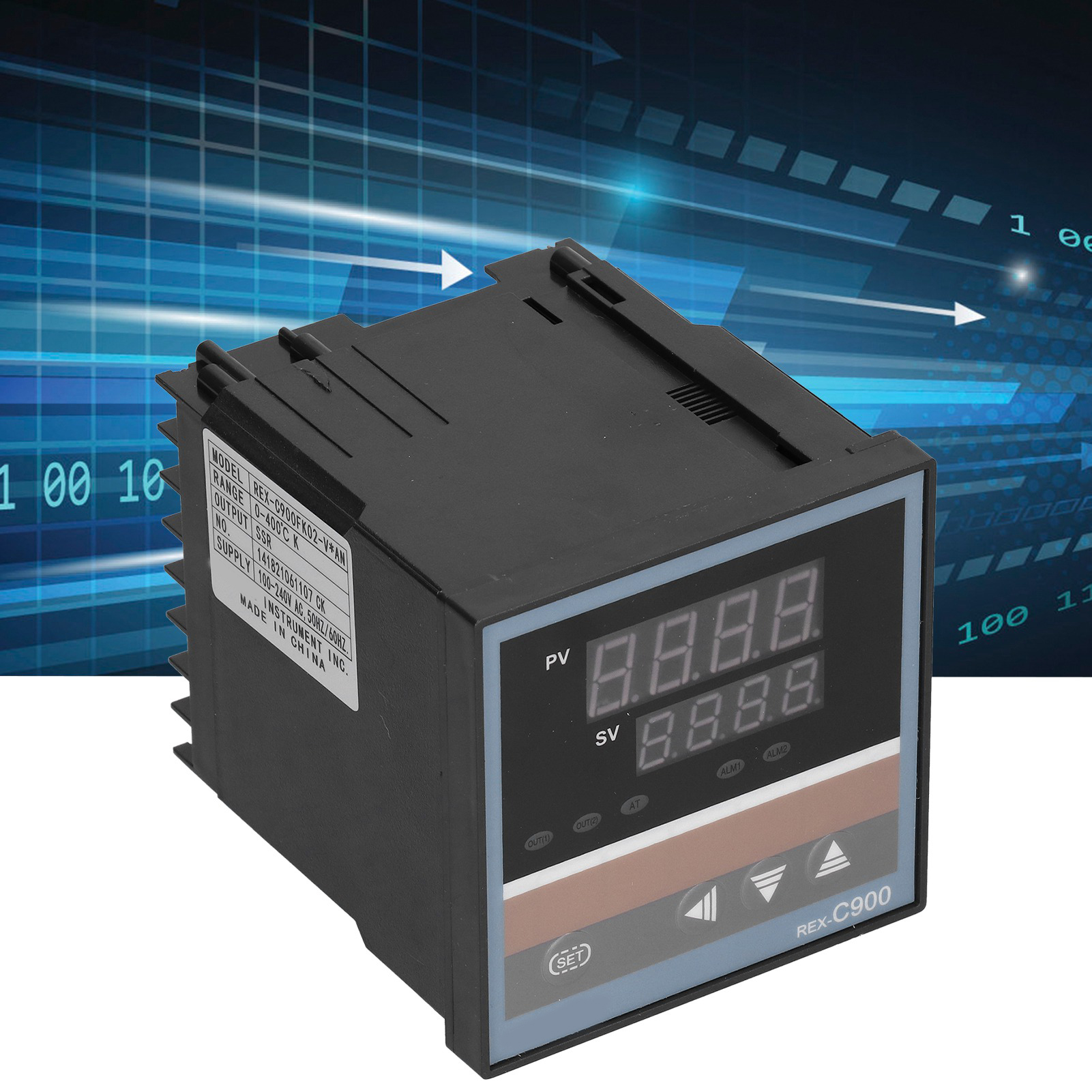 Berm/belme Rex-c900fk02-van Hochpräziser Intelligenter Temperaturregler Mit Digitalanzeige, Elektronischem Temperaturmessgerät 100v-240v