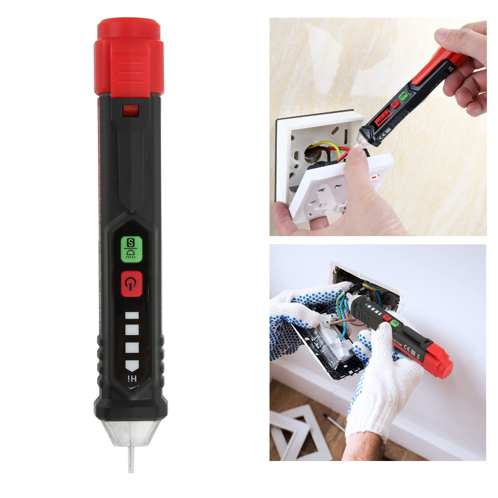 Ht90 Smart Voltage Tester - Multifunktionaler Induktionsspannungsprüfer Für Elektrische Hausstromkreise