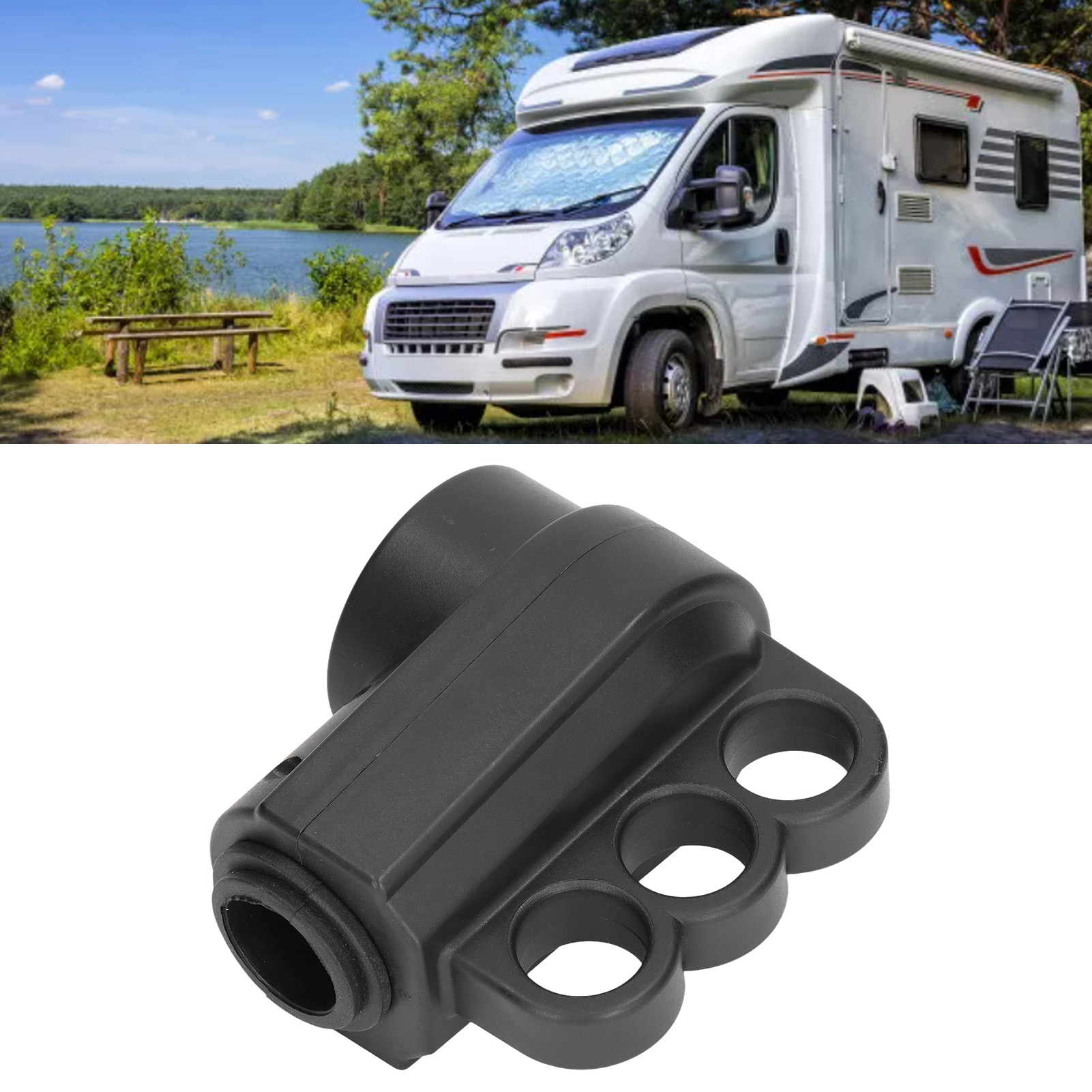 Hochleistungs-ersatzsteckdose (50 Ampere) Für Wohnmobile, 125/250 Volt, Mit Griff, Etl-zertifiziert