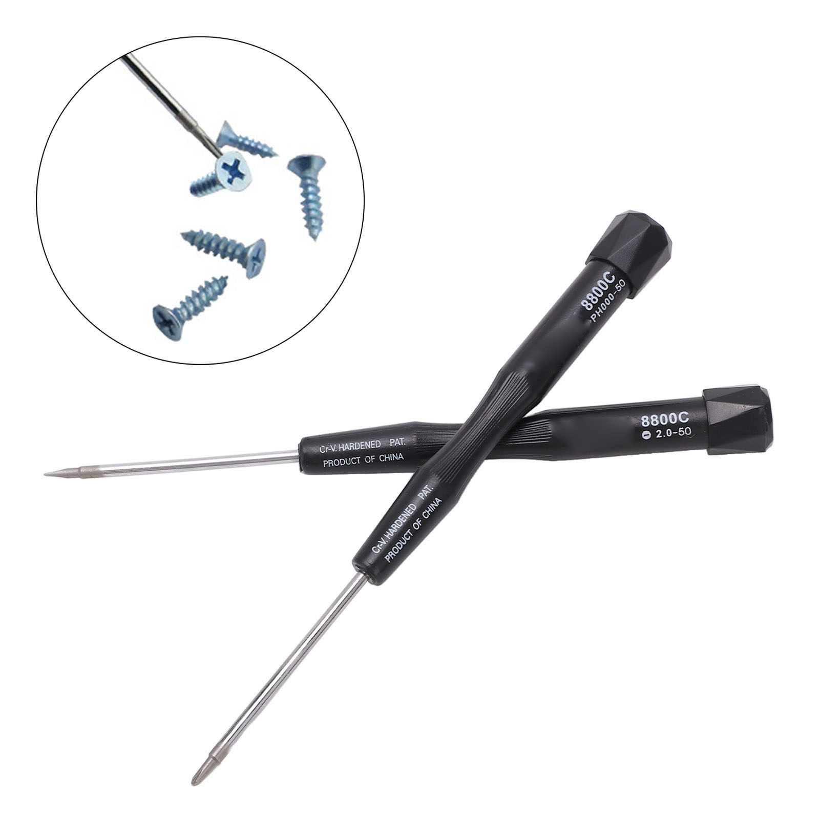 Set Mit 2 Hochwertigen Schraubendrehern Für Reparatur Und Demontage, Werkzeug 8800c-d