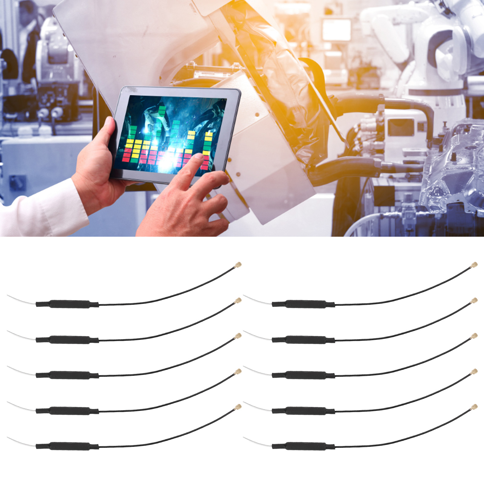 2,4-ghz-wlan-funkmodul Mit Kupferrohrantenne, Integrierter Omnidirektionaler Antenne Mit Hoher Verstärkung, Ipex-anschluss Der Ersten Generation (nz-2.4g-tg-001).
