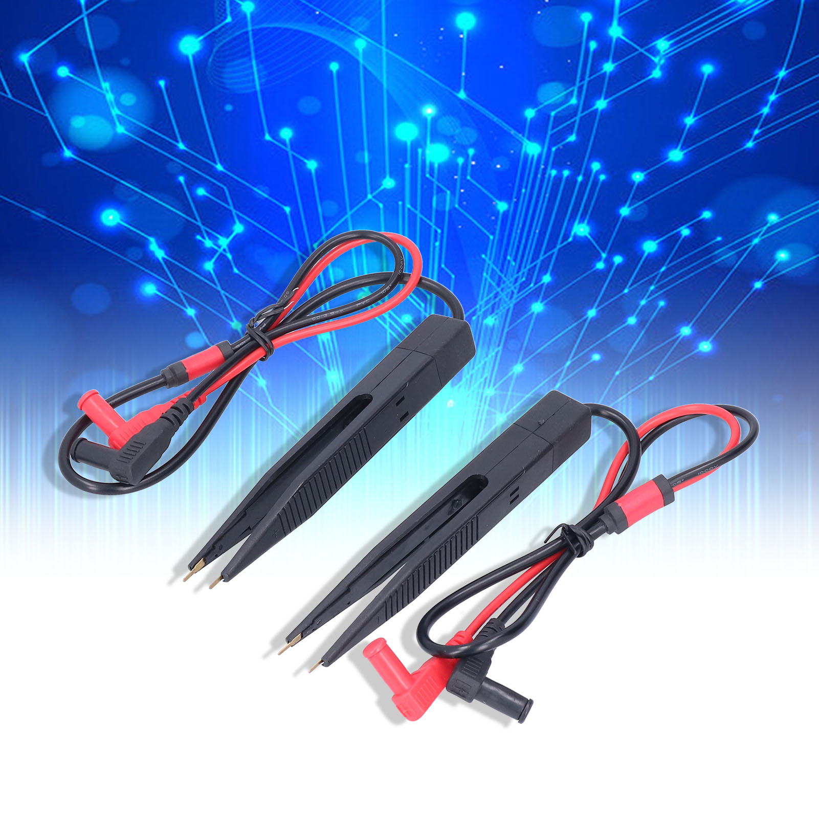 Multimeter-prüfspitzen Für Smd-kondensatoren Und -induktivitäten, Lcr-zangen. Smd-prüfspitzen. Crimpzange (2 Stück).