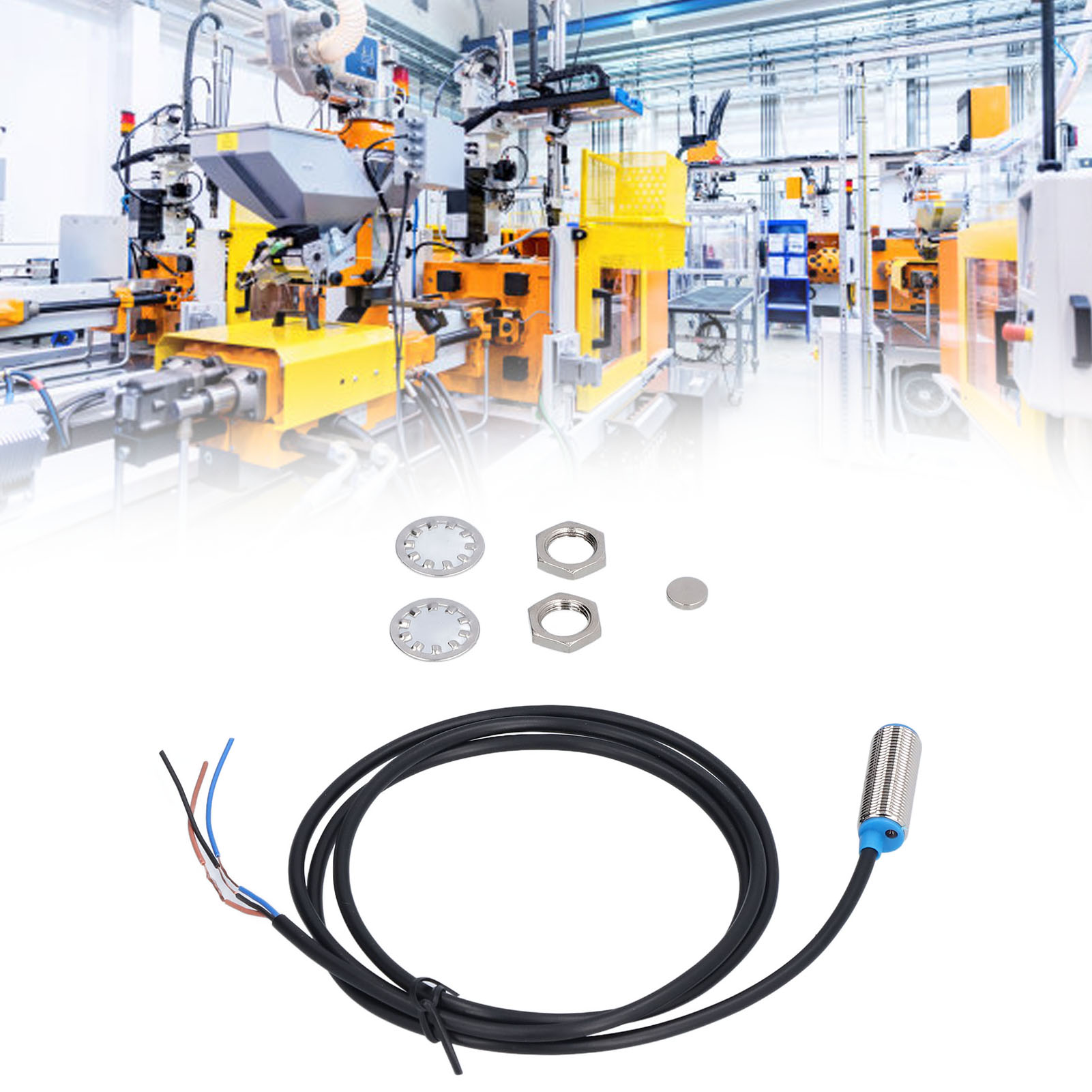 Berm/belme Njk-5002d Hall-effekt-sensor, Npn-magnet-näherungsschalter M12 Nc