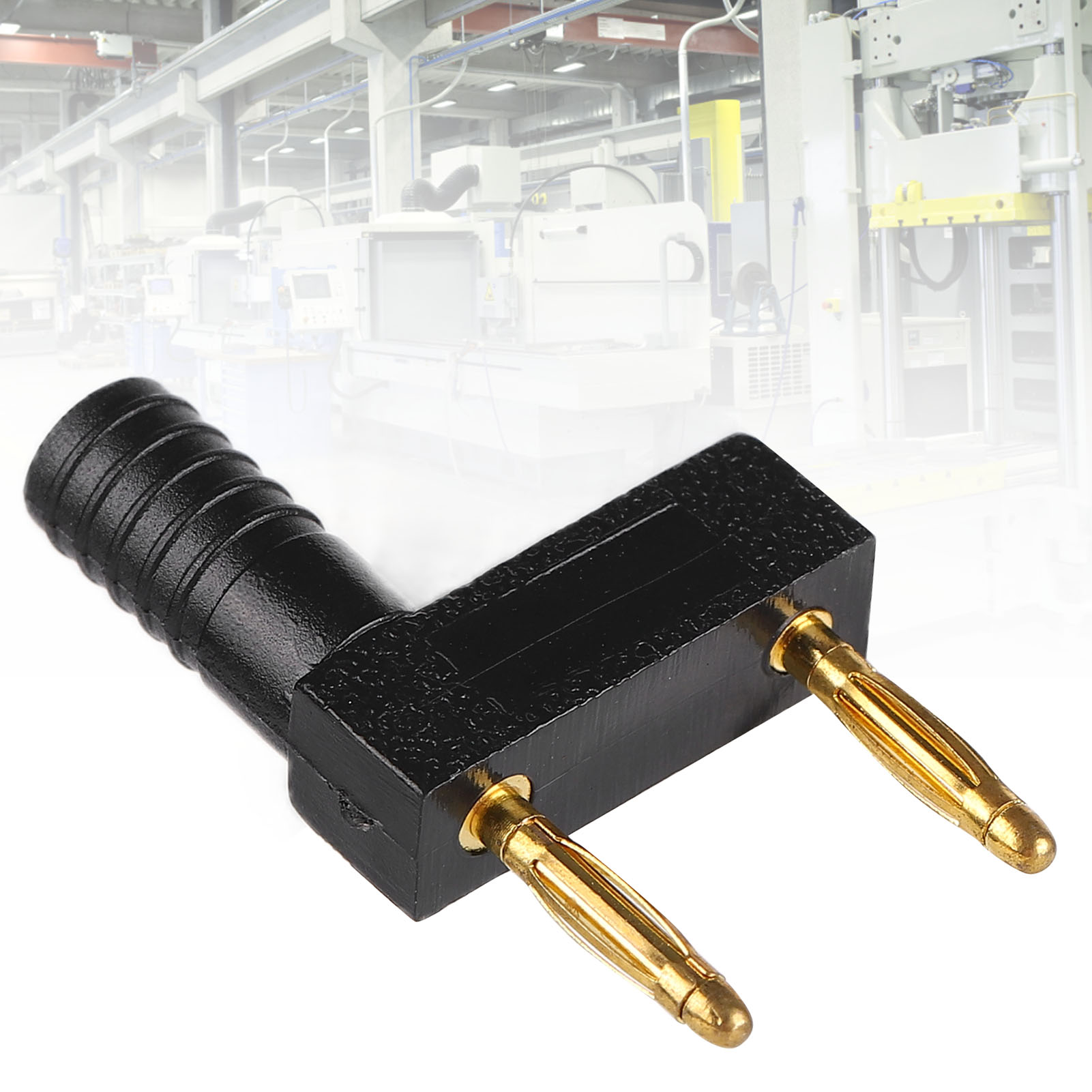 U52 2-mm-bananenstecker Mit Doppelter Kurzschlusssicherung Und Schwarzem Stift
