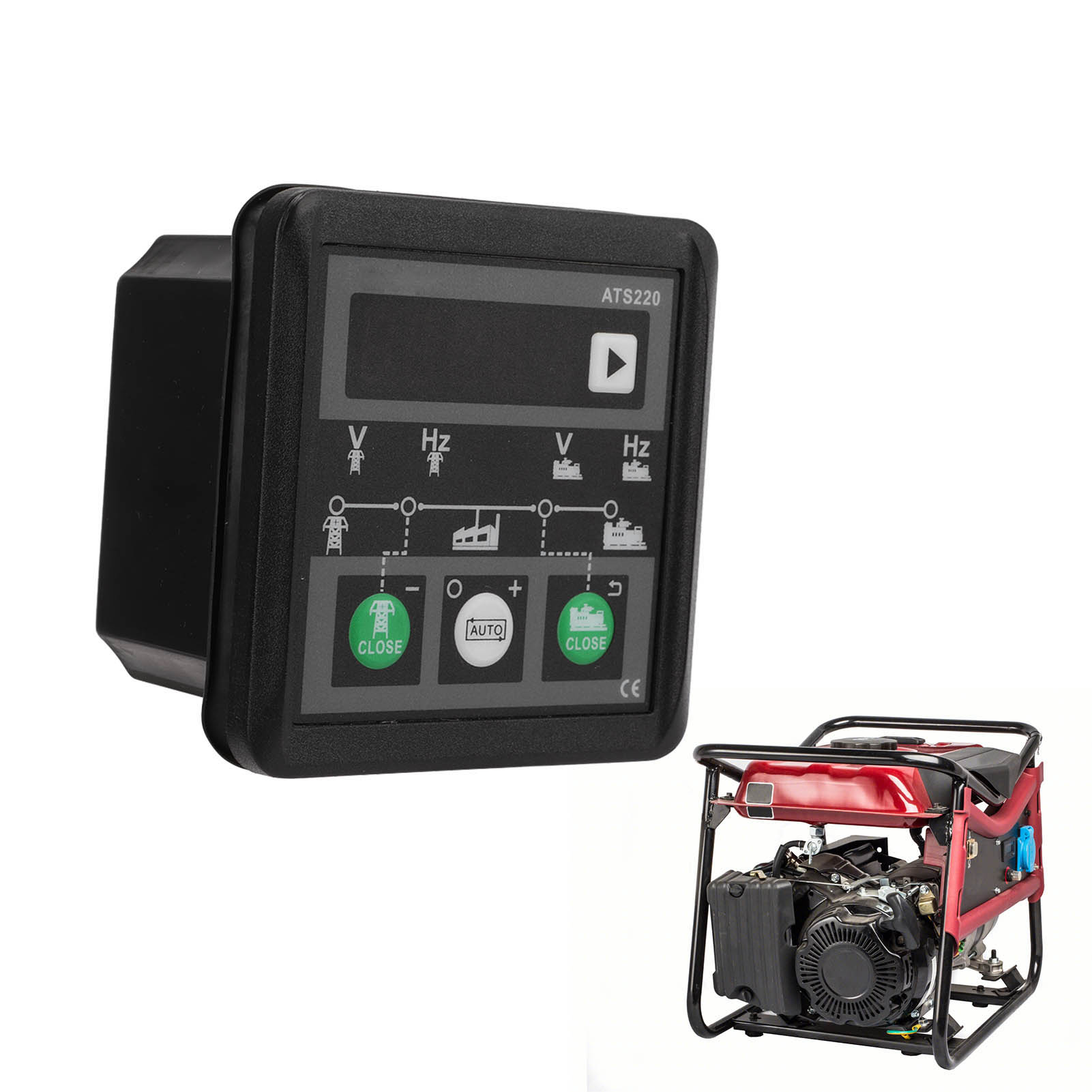 Ats220 Ac30300v Dual-leistungsschalter - Automatischer Schaltregler Für Netz-/generatorbetrieb