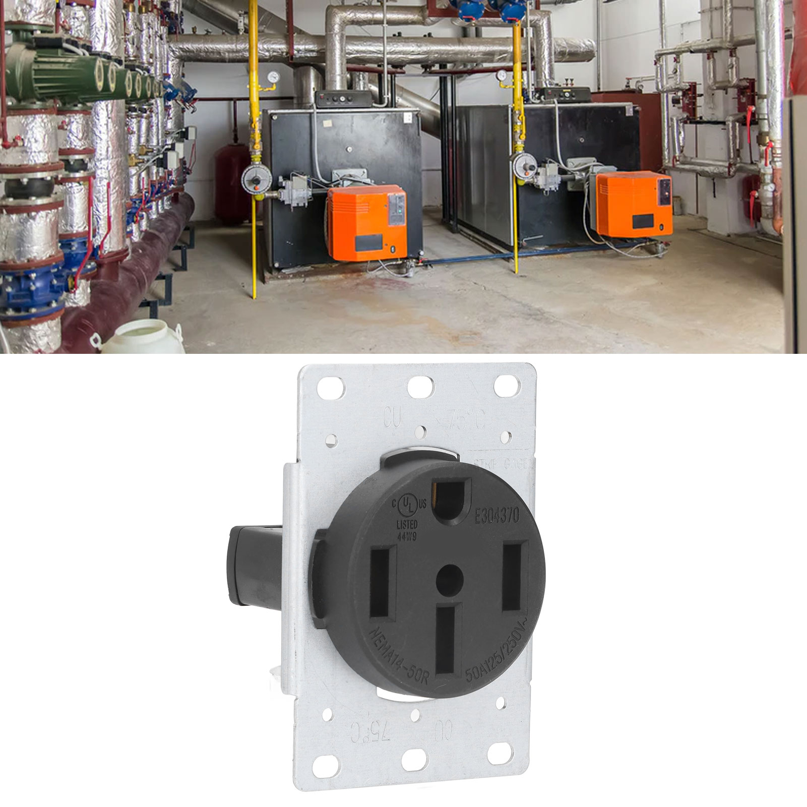 Nema 14-50r 50a 125v/250v Vierloch-industriesteckdose (amerikanische Ausführung)