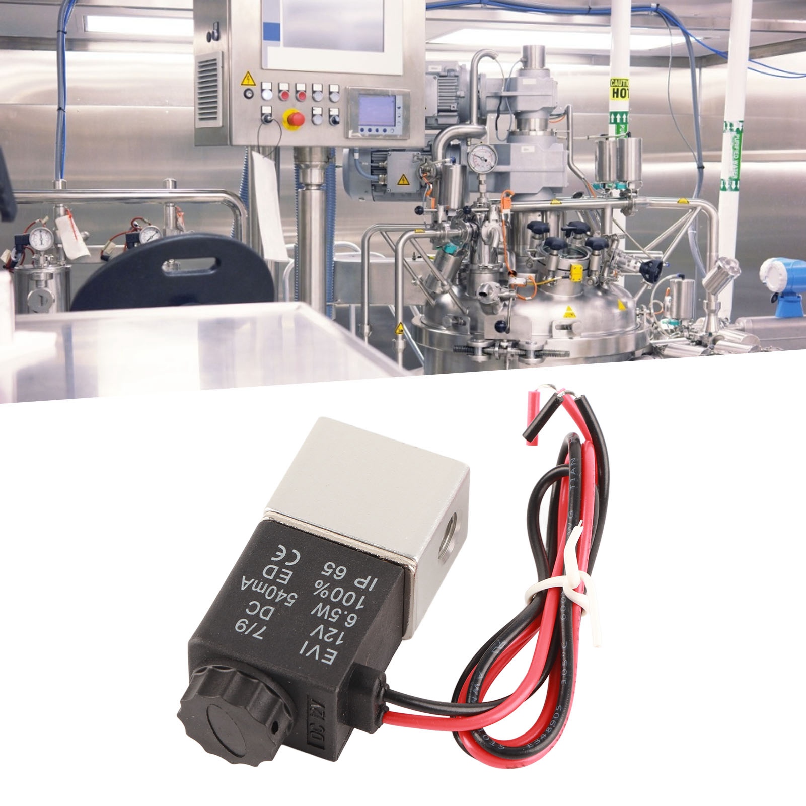 2v025-06 Zweiwege-magnetventil, Normalerweise Offen, Geräuschlos Und Ölfrei, Dc12v, Speziell Für Ölfreie Luftkompressoren Entwickelt.