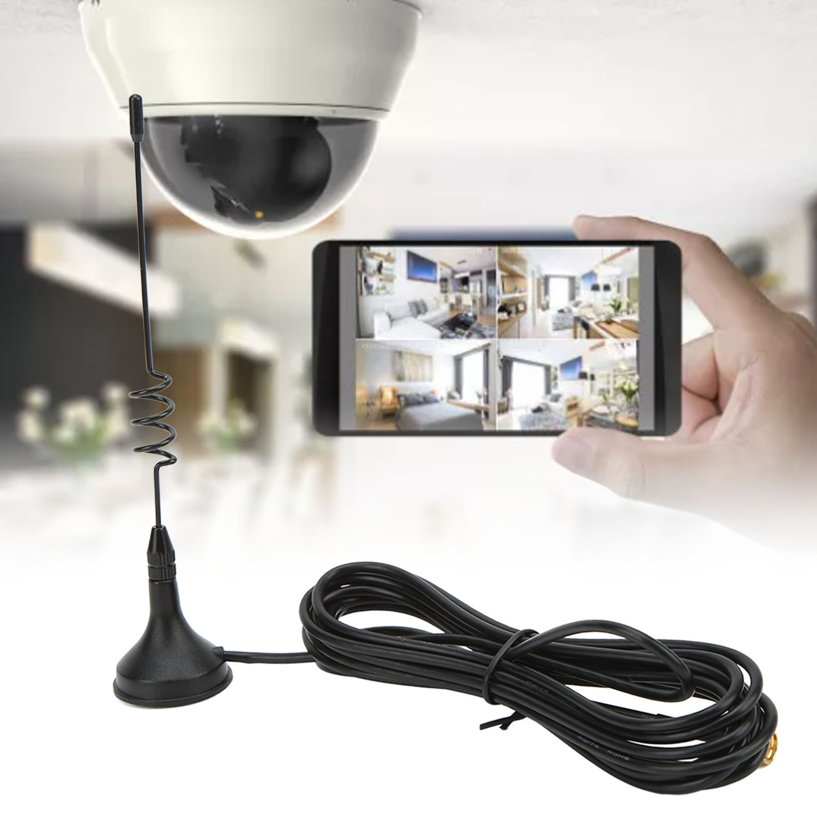 Kompakte 2,4-ghz-saugantenne, Drahtloses Wlan-router-/netzwerkkartenmodul Für Verkaufsautomaten, Hf-antenne