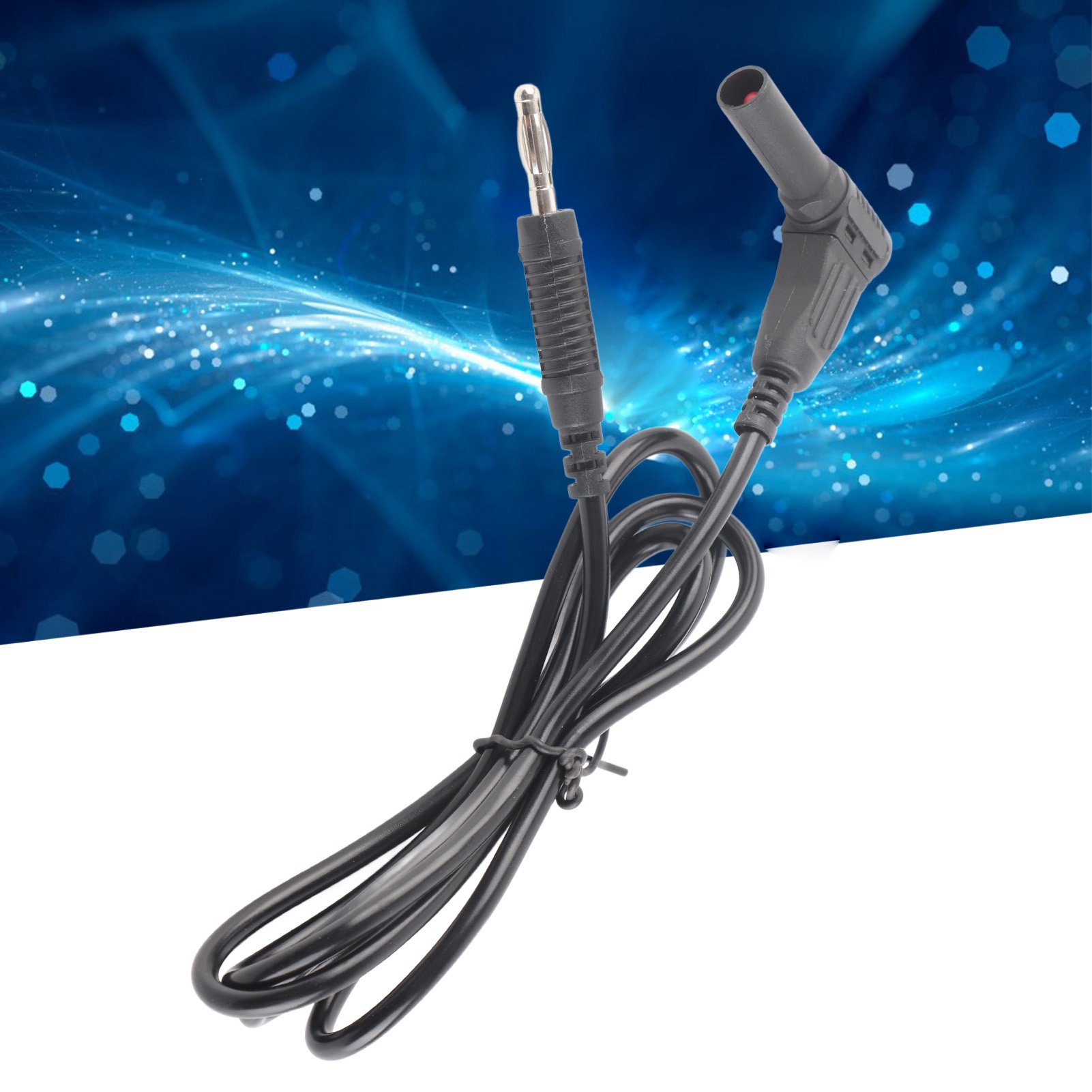 J.70012 Messleitung Mit 4-mm-bananenstecker, Schutzmessleitung Mit 4-mm-bananenstecker, Schwarz