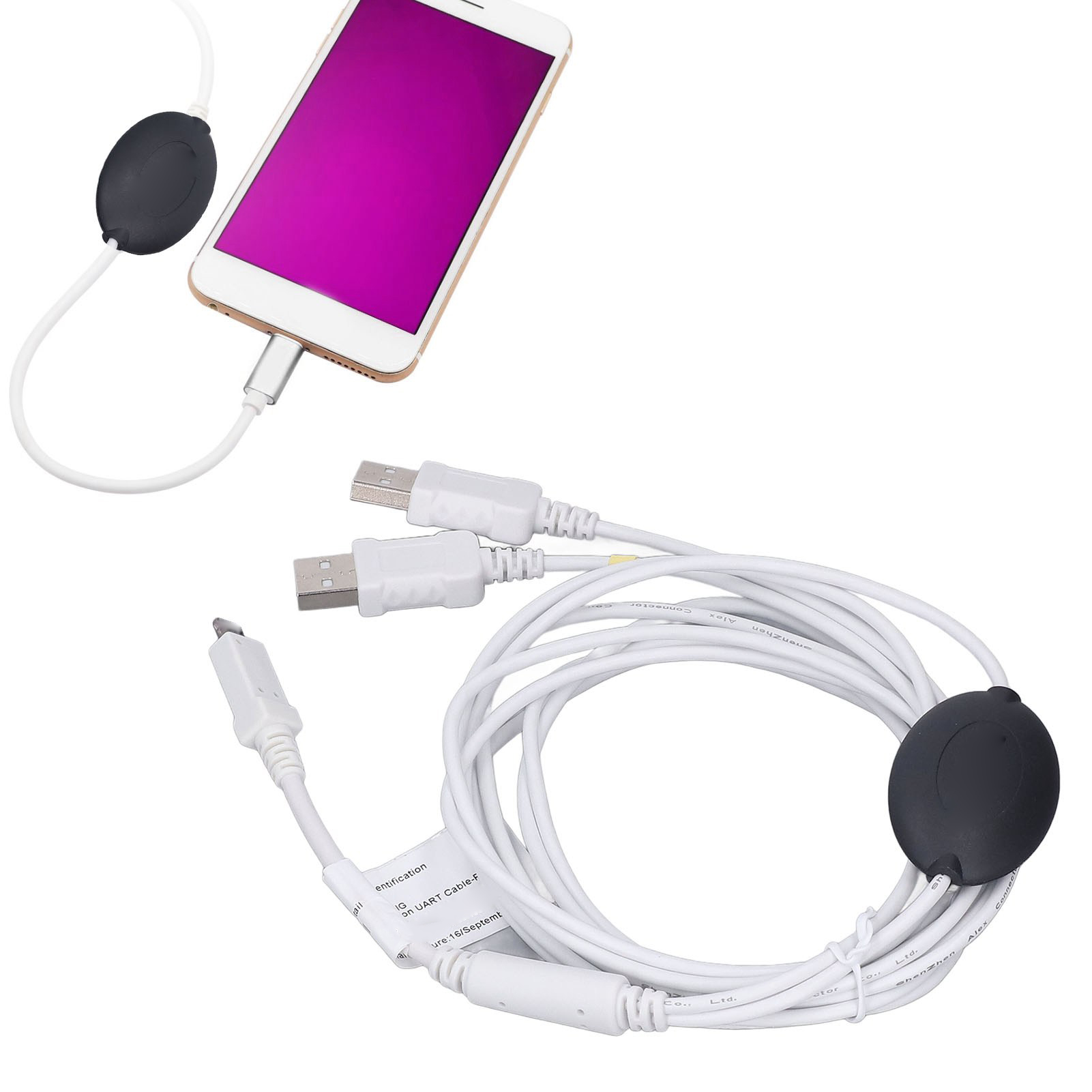 Dcsd-flashkabel Für Elektronische Geräte, Echtzeiterkennung, Ein-klick-flashfunktion, Originalkabel Kompatibel Mit Apple 6s-x, Schwarz