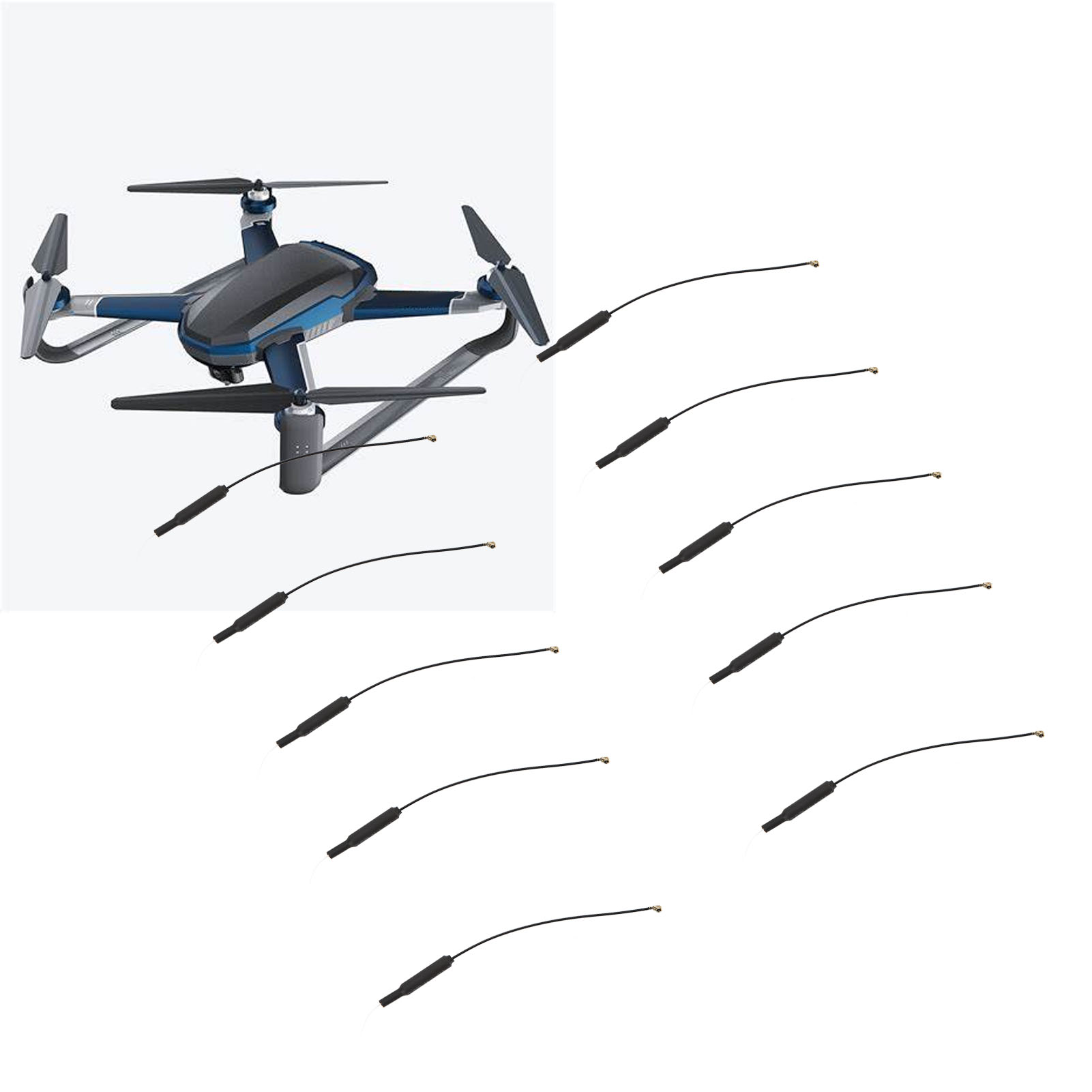 Nz-2.4g-tg-003 Mittelgroße Kupferrohrantenne 2,4 Ghz 3 Dbi, Wifi-funkmodul, Bildübertragung, Rundstrahlantenne Für Modellflugzeugfernsteuerung Mit Schutzhülle.