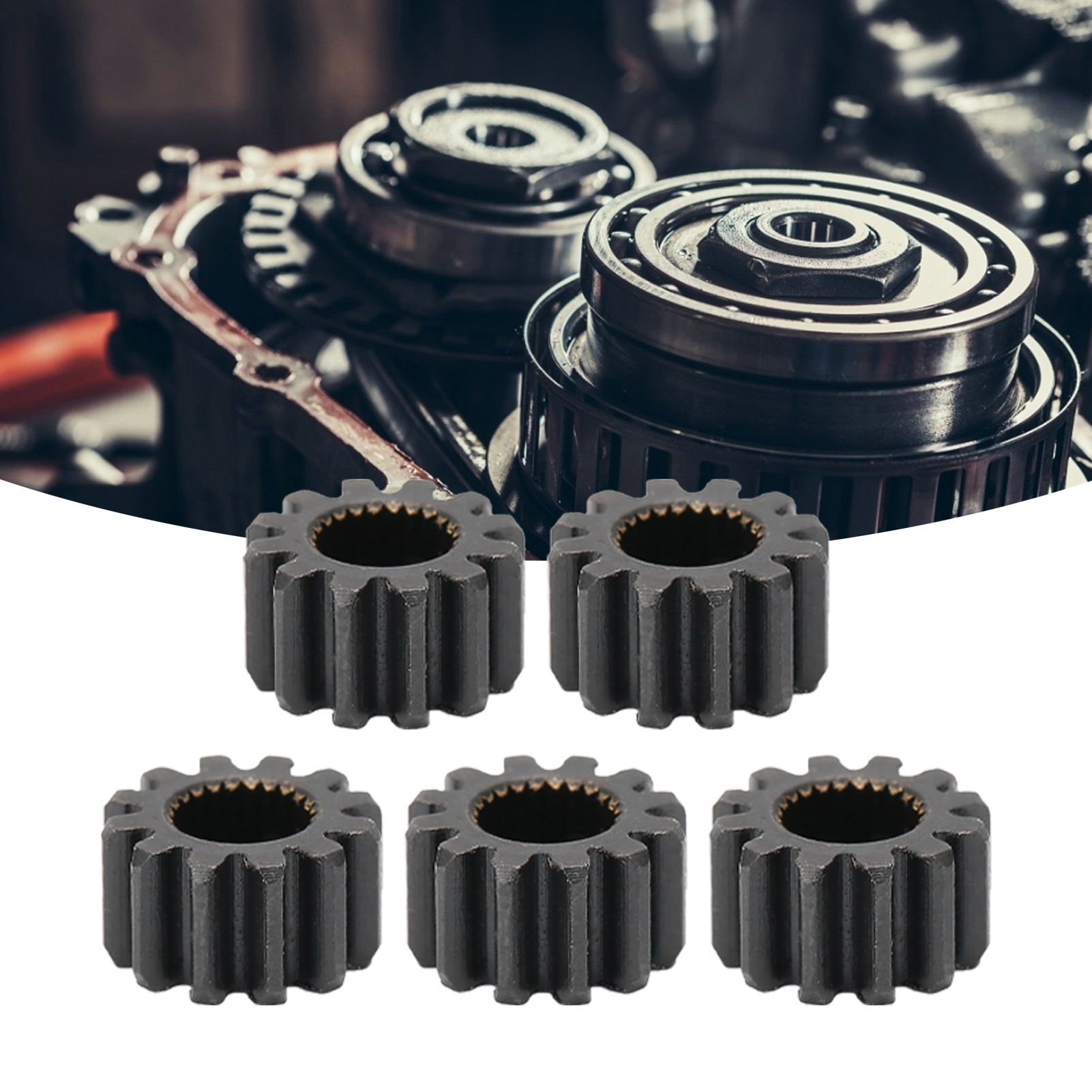 Fünf Stahlzahnräder Für Servomotor Zu Verkaufen, 4307-1024-001212 Zähne.
