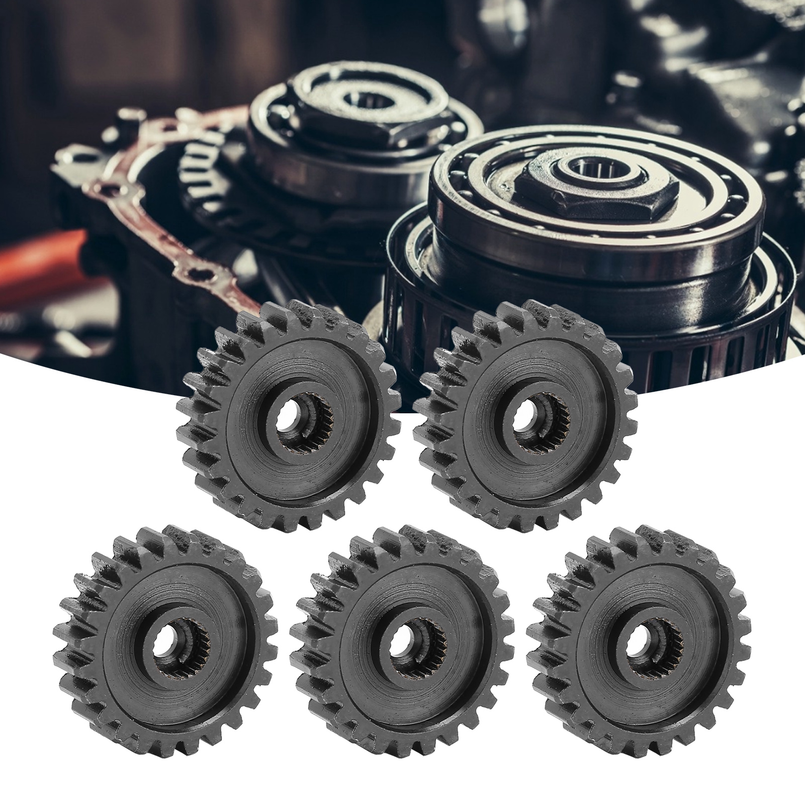 Fünf Stahlzahnräder Für Servomotor Zu Verkaufen, 4307-1024-002424 Zähne.