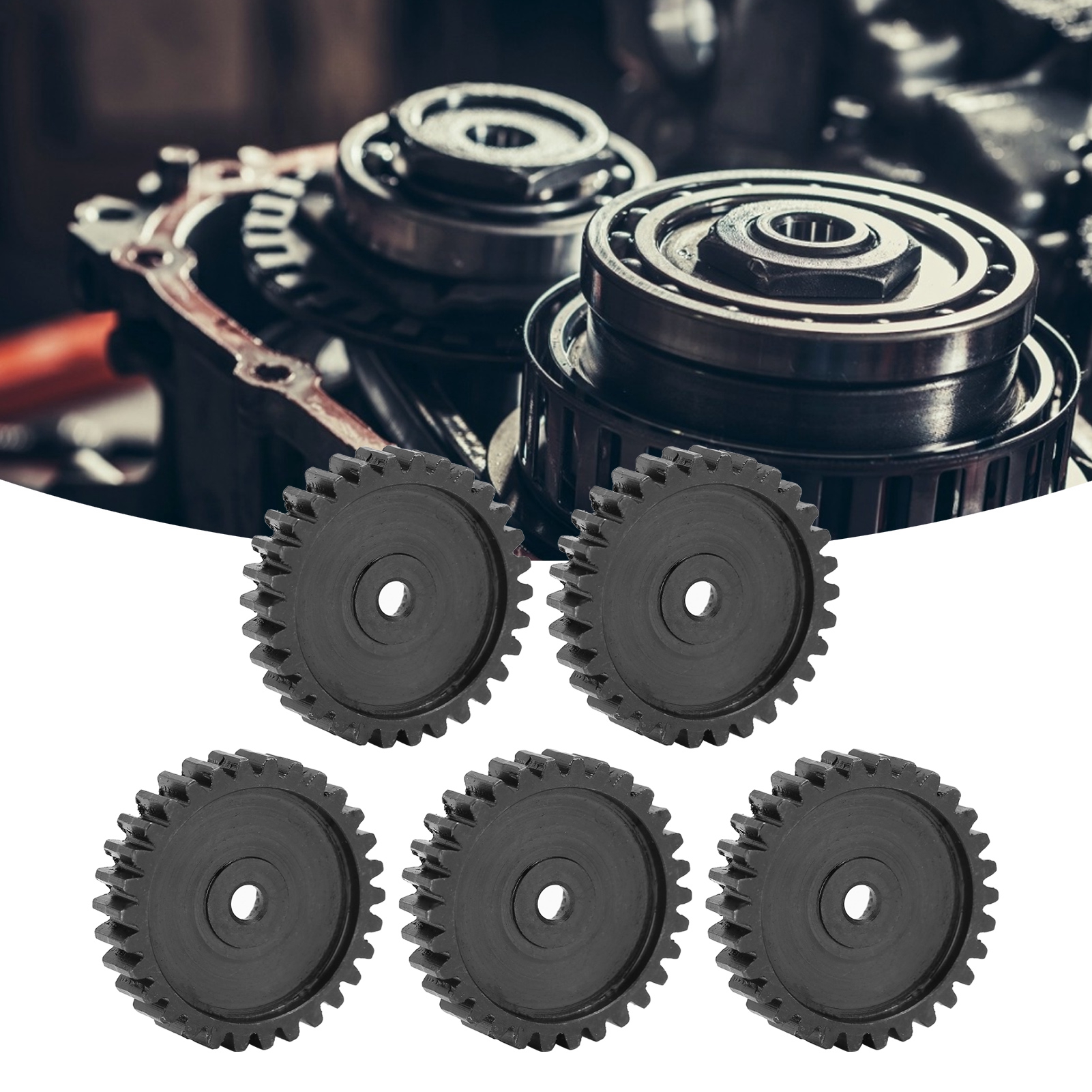 Fünf Stahlzahnräder Für Servomotor Zu Verkaufen, 4307-1024-003030 Zähne.