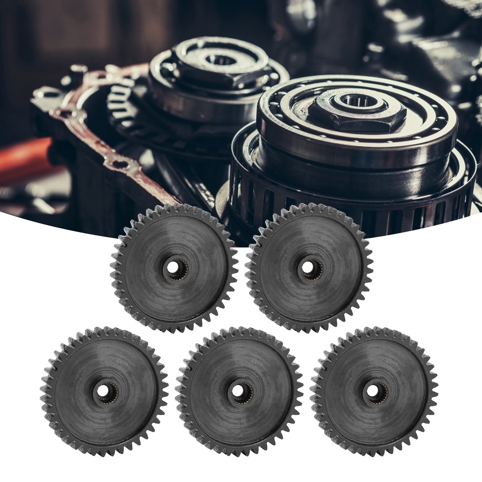 Fünf Stahlzahnräder Für Servomotor Zu Verkaufen, 4307-1024-004040 Zähne.