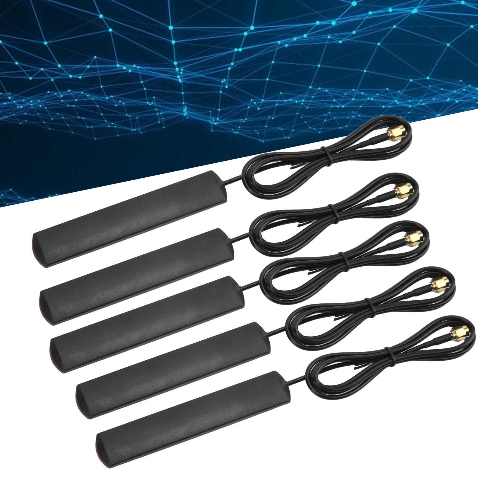 Tp-001 Hochleistungs-patchantenne, 2,4 Ghz/5,8 Ghz Dualband-funkmodul, Omnidirektionale Sma-wlan-patchantenne Mit Hoher Verstärkung, Rg174-kabel