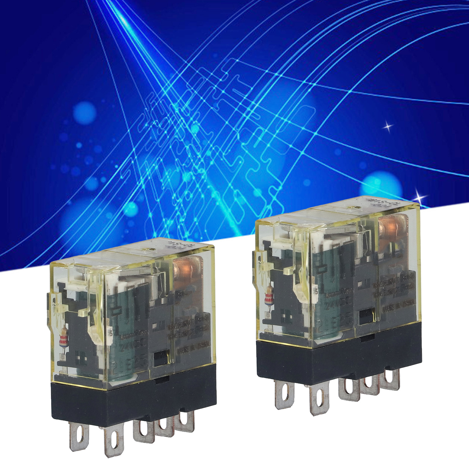 Berm/bem1s-cl Slim-relais, 5 Pins Dc24v (1 Ein, 1 Aus)