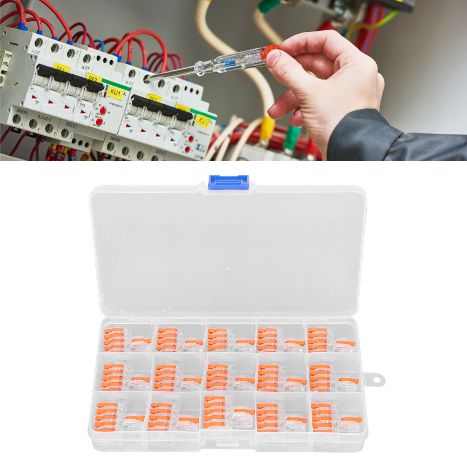 Df-15 Transparenter Kabelverteiler/stecker (15 Stück Pro Set)