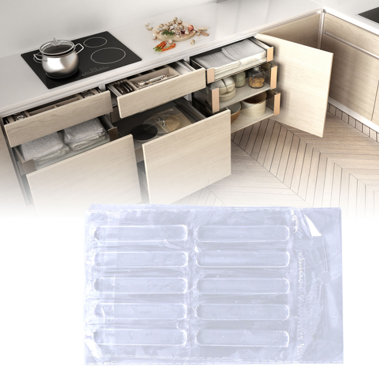 Ovale, Transparente, Rutschfeste Und Stoßdämpfende Matte, 63 X 10 X 2,5 Mm