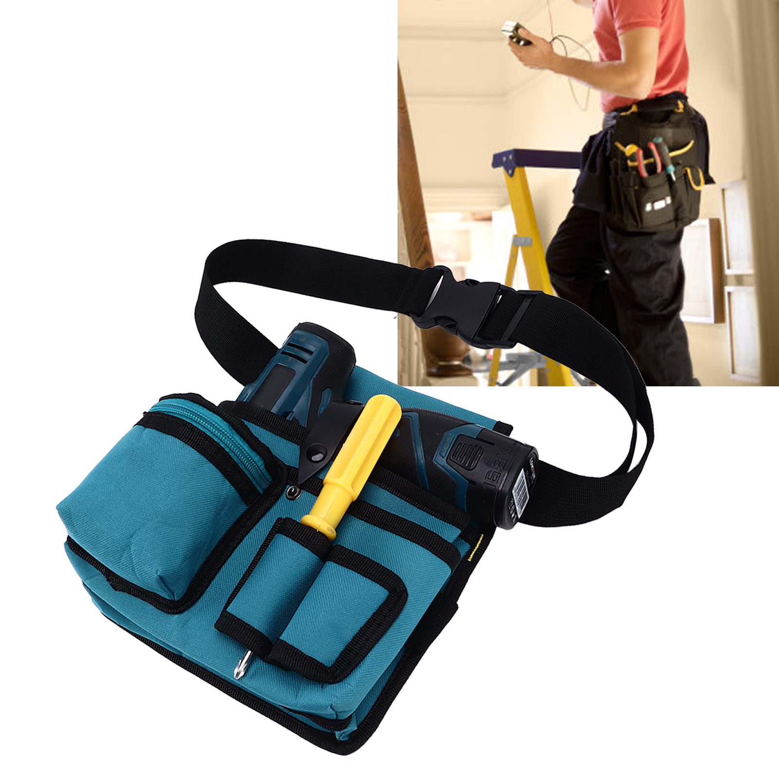Gürteltasche, Hängetasche, Werkzeugtasche Aus Oxford-gewebe, Elektriker-werkzeugtasche, Multifunktionale Aufbewahrungstasche Für Kleinteile