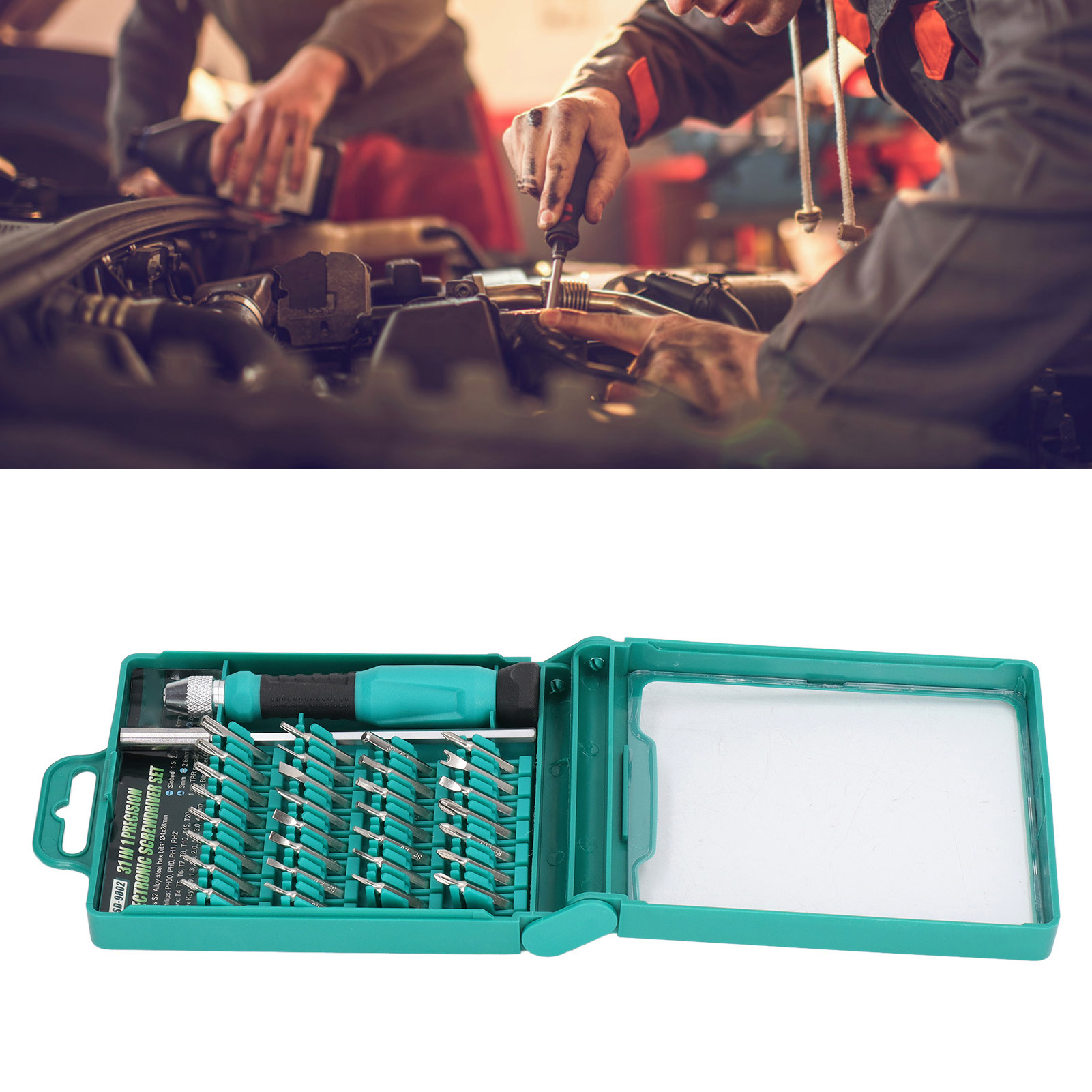 Sd-9802 Präzisions-multifunktionsschraubendreher-set (31 In 1)