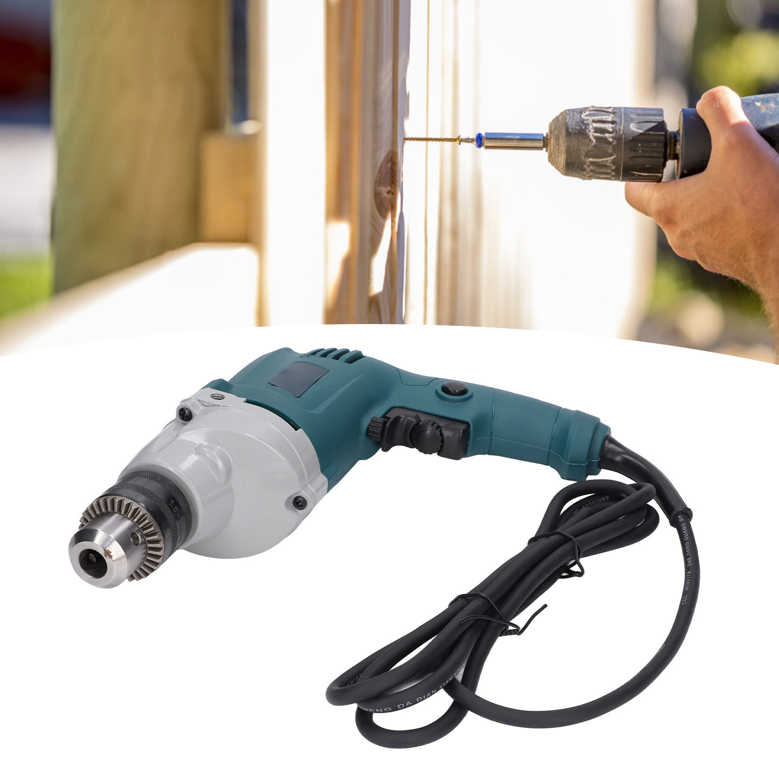 220v 3-131 Elektrobohrmaschine, Elektroschrauber, 13mm Rechts- Und Linkslauf, Hochleistungs-industrie-elektrowerkzeug, 1080w.