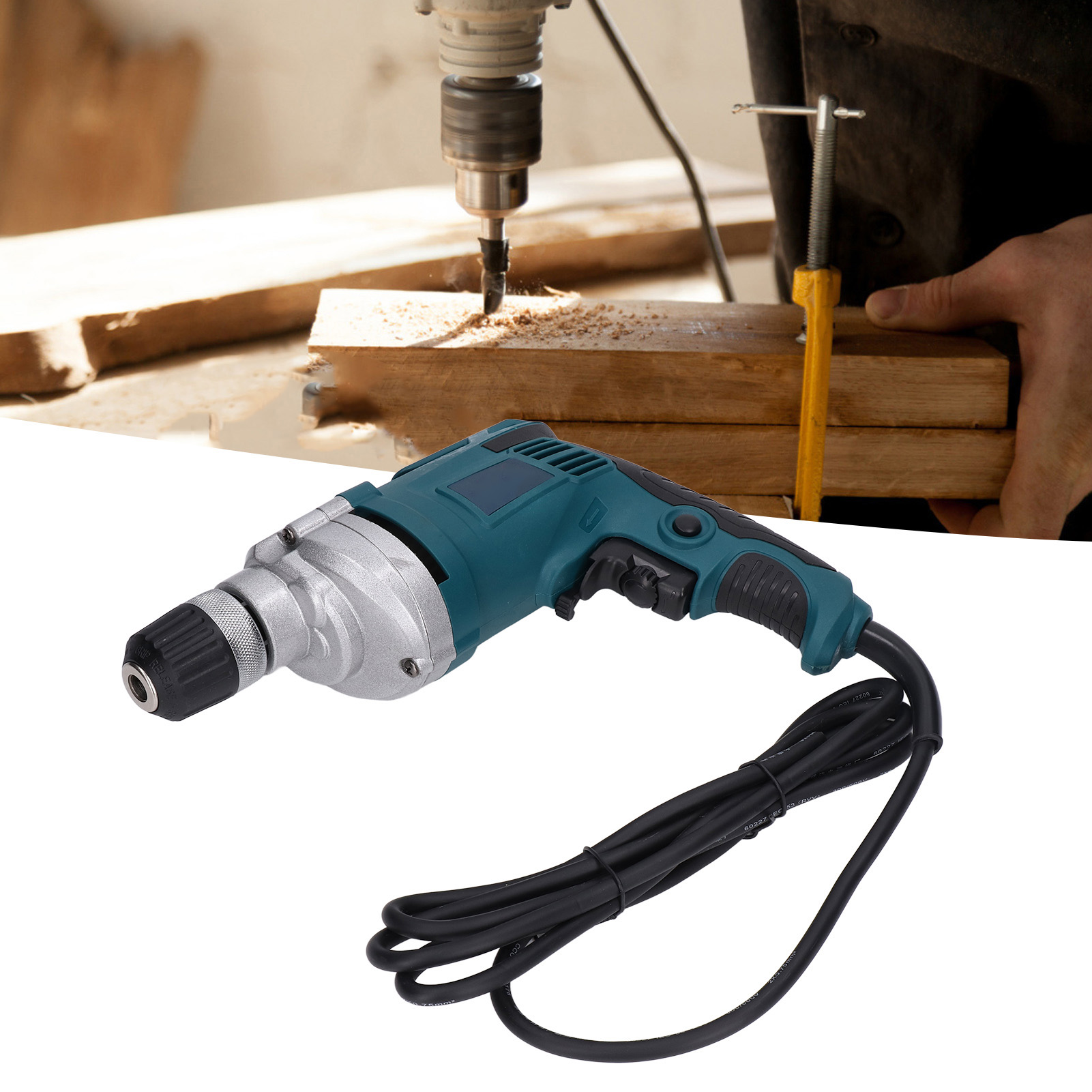 220v 3-108a Elektrobohrmaschine, Elektroschrauber, 10mm Rechts- Und Linkslauf, Hochleistungs-industrie-elektrowerkzeug, 1080w.