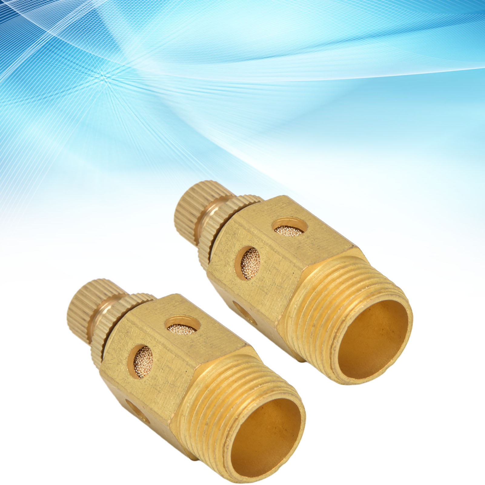 2 Stück/ein Psc-03 Schnellverschluss-pneumatikschalldämpfer Mit Einstellbarem Durchfluss