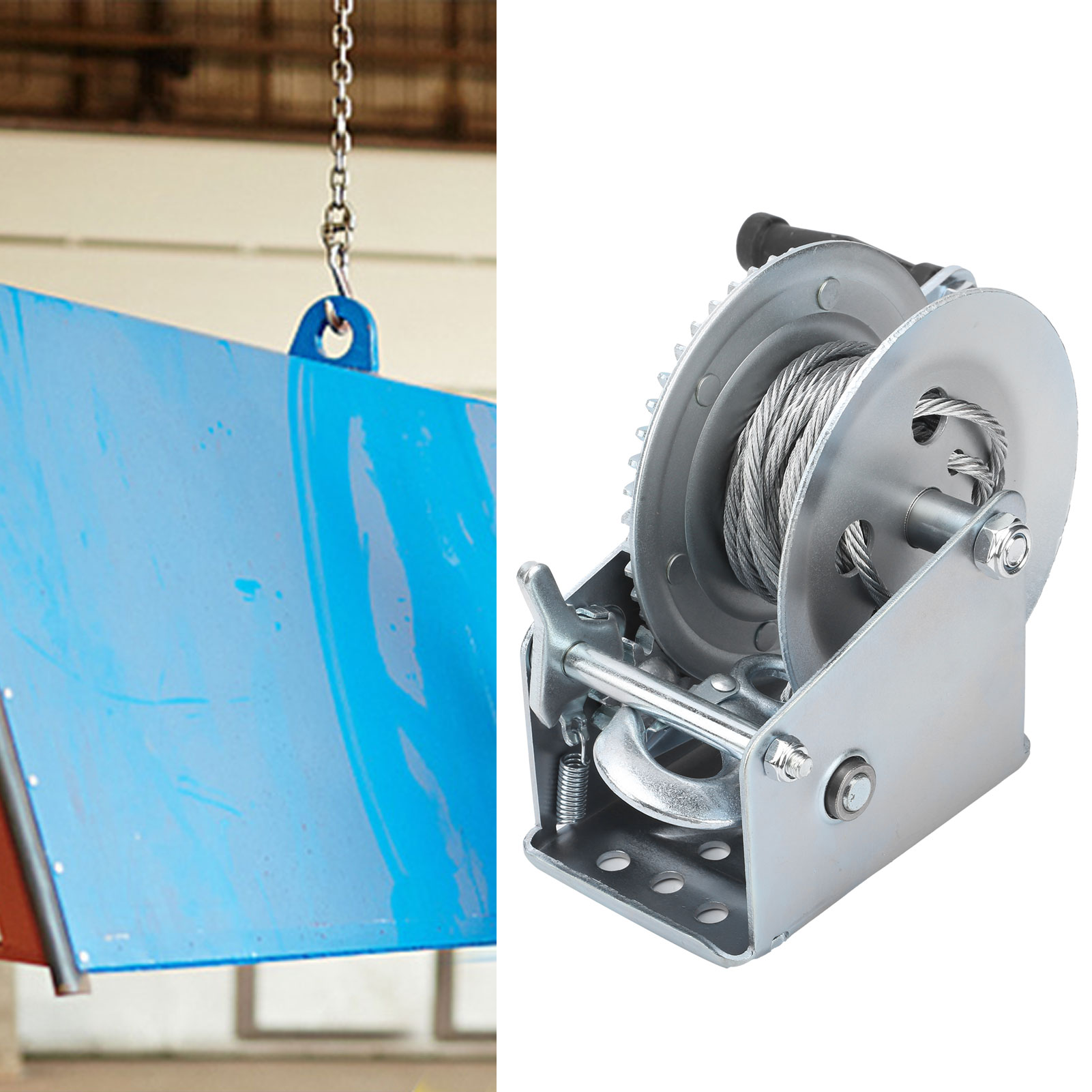 725 Kg (1600 Lb) Selbsthemmende Handwinde, Kleine Winde, Kranzugmaschine, 725 Kg (1600 Lb) Winde