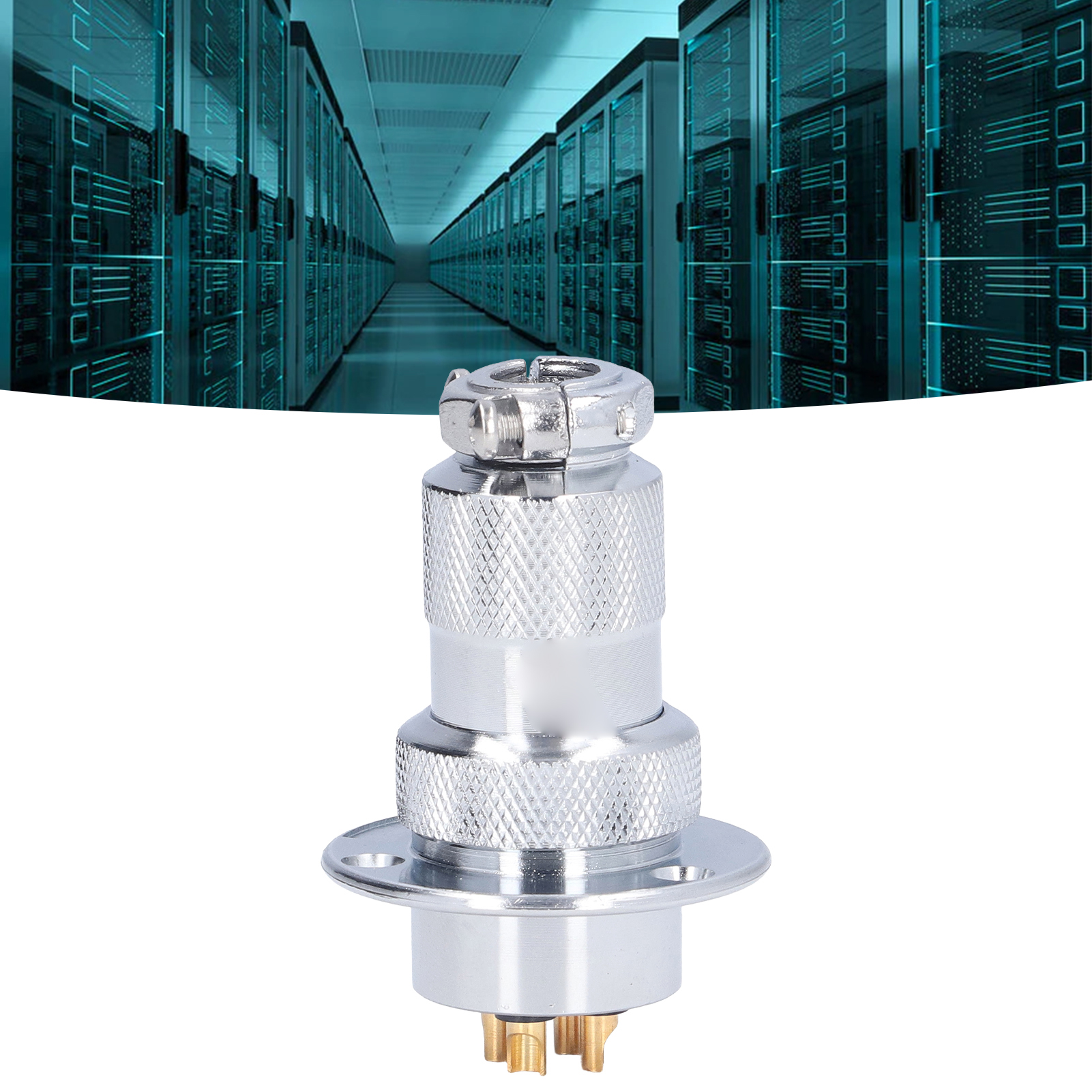 Berm/bem25 Rundflansch-luftfahrtsteckverbinder, 25-mm-stecker Und -buchse, 15 A, 15 Stück, 250 V, Bem25-4y