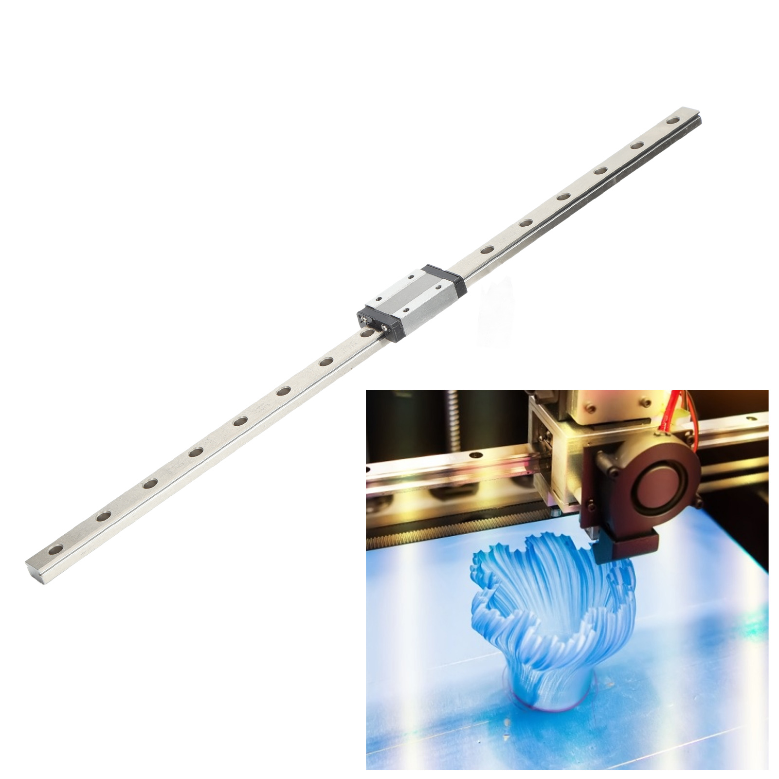 Mgn12h Neue 12-mm-miniatur-linearführung Für Cnc-teile, 400 Mm