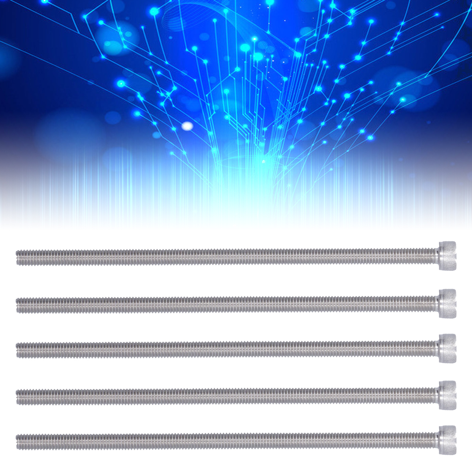 M6-innensechskantschrauben Aus Edelstahl 304, 100 Stück Pro Packung.
