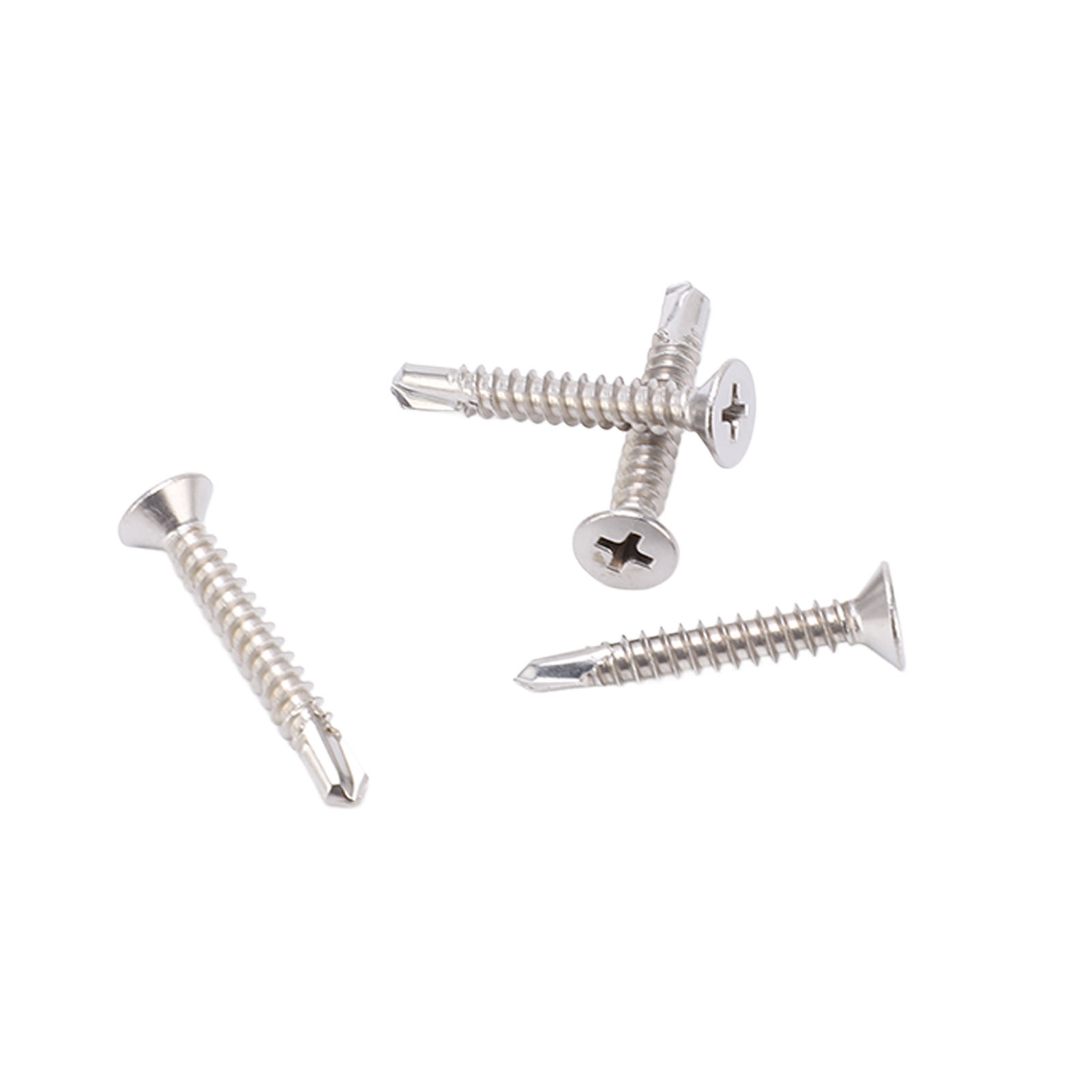 150 Phillips-senkkopfschrauben Aus Edelstahl 304, Nennlänge 32 Mm, M4,8-16