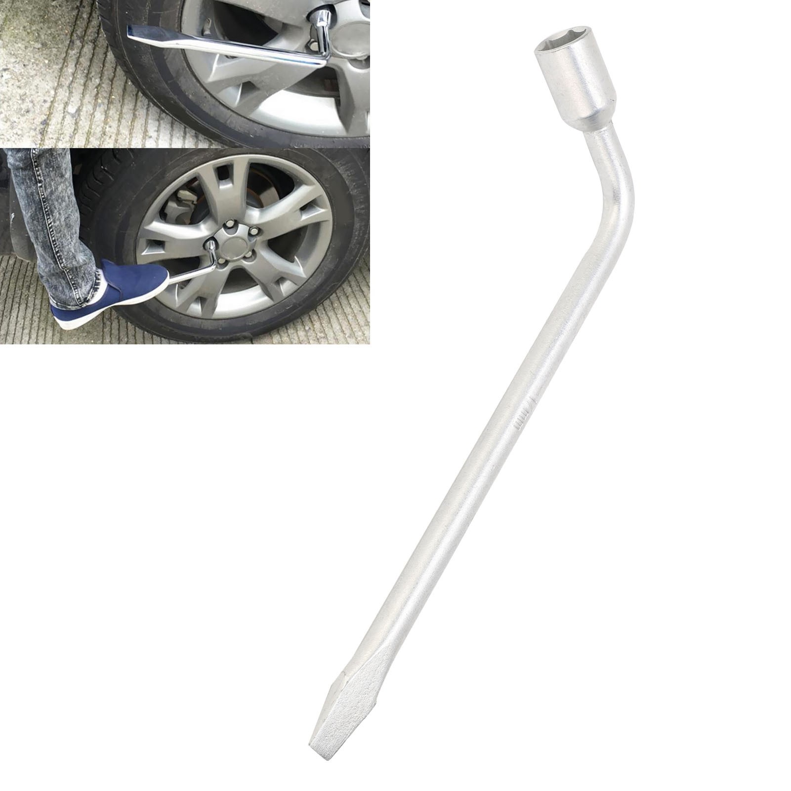 L-förmiger Innensechskantschlüssel Mit Integriertem Hebel, Maulschlüssel, 17 Mm