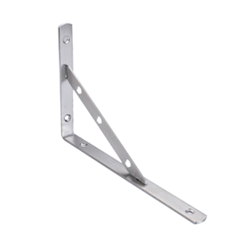 Dicke Dreieckige Edelstahlhalterung Für Wandregale, Abnehmbare Rechtwinklige Dreieckhalterung, 3 Mm Dick, Abnehmbar 250 Mm (10 Zoll), Inklusive 6 Spreizdübeln Aus Reinem Eisen (40 Mm).