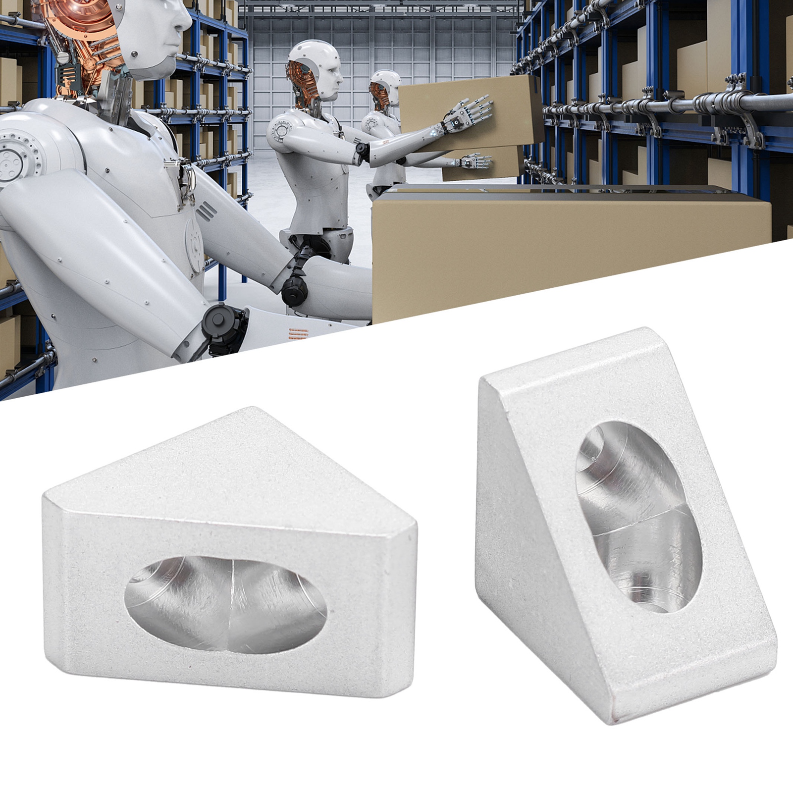 3204-0001-0003 19 Mm X 19 Mm Rechtwinkliger Dreieckiger Verstärkungssitz
