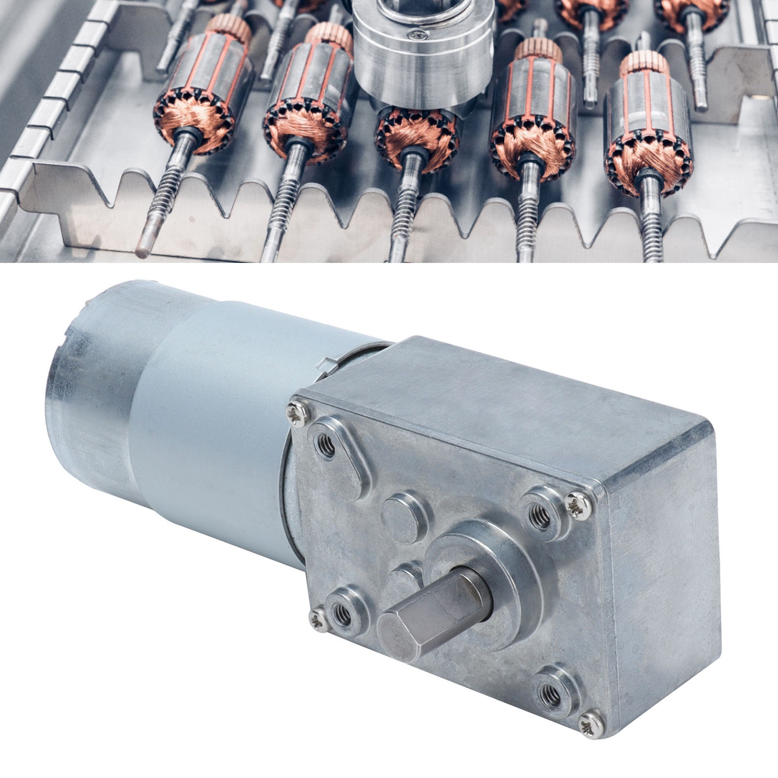 Permanentmagnet-schneckengetriebemotor 5840-555 Für Ferngesteuerte Vorhänge Und Werbetafeln, 24 V Dc, 160 U/min