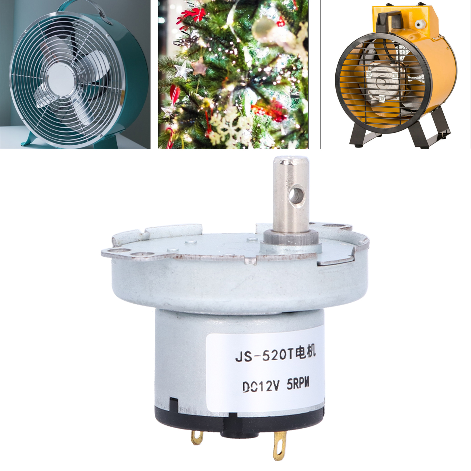 Js-520t Gleichstrom-getriebemotor, 12 V Gleichstrom, 5 U/min
