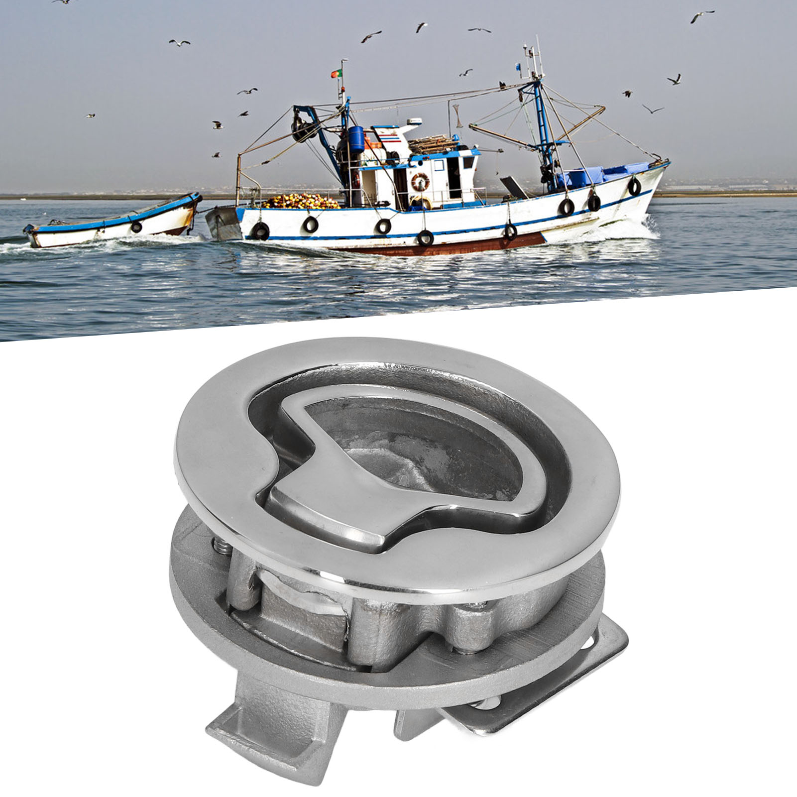 Bodenverriegelungen Aus Edelstahl 316 Für Fischerboote, Yachten, Kabinenabdeckungen, Deckgriffe Und Bootsgriffe