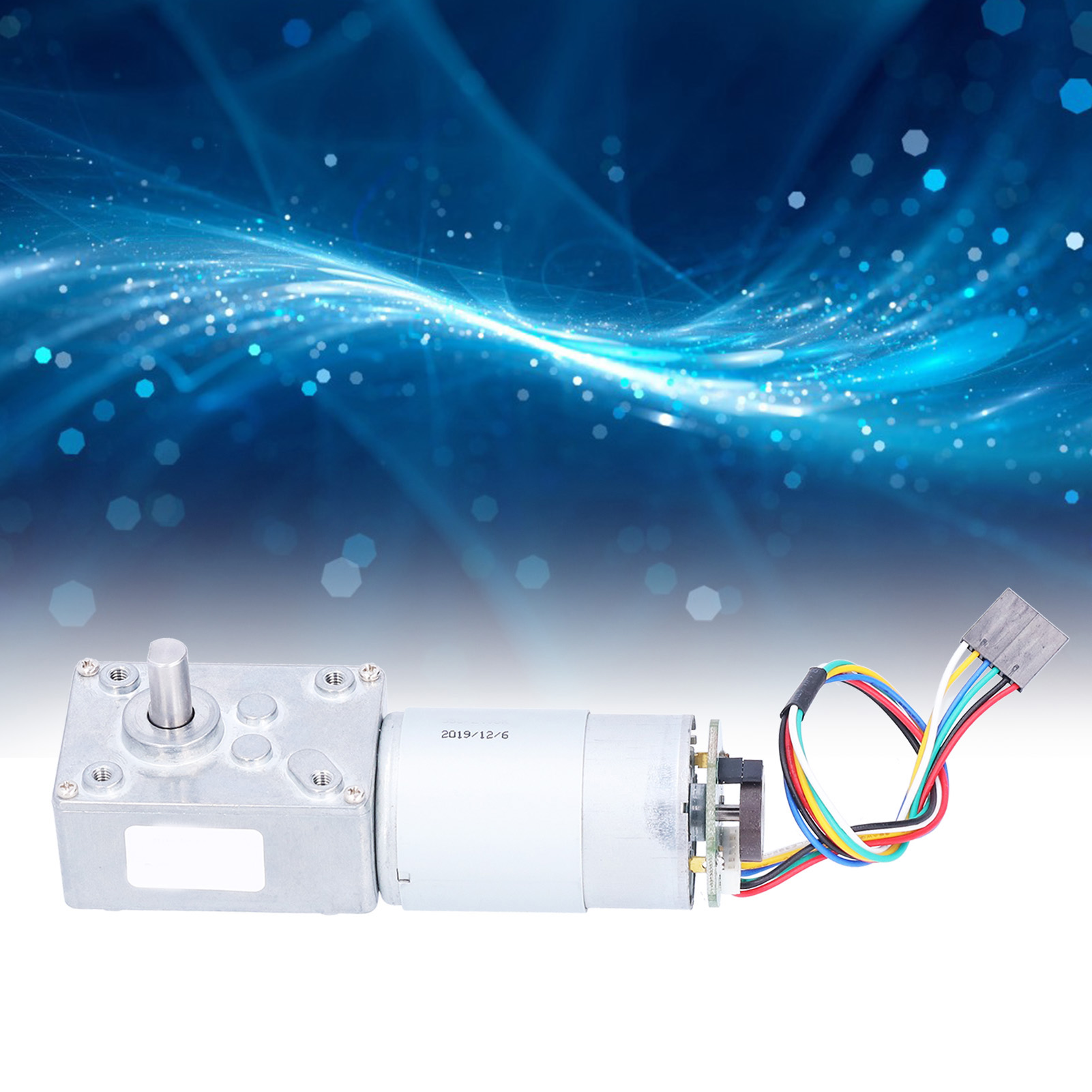 Selbsthemmender Schneckengetriebemotor Mit Encoder 5840-555, Leistungsstarker Und Drehmomentstarker Gleichstrommotor, 80 U/min, 12 V Dc