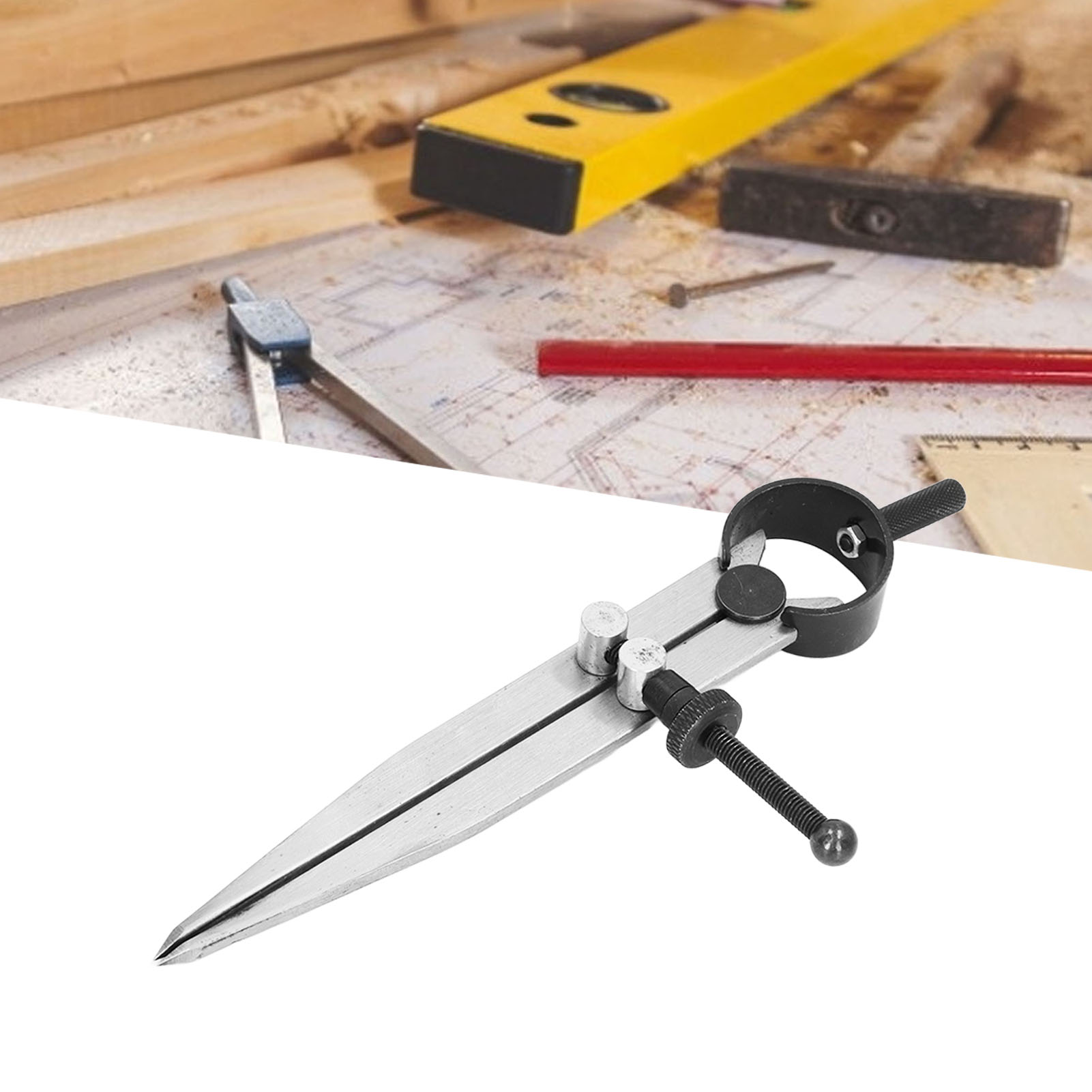 Federbelasteter Messschieber Mit Flachen Ansätzen, Distanzmessschieber, Rundmessschieber, Gleitmessschieber, Kantenpresswerkzeug Aus Pflanzlich Gegerbtem Leder, 125-mm-teilmessschieber